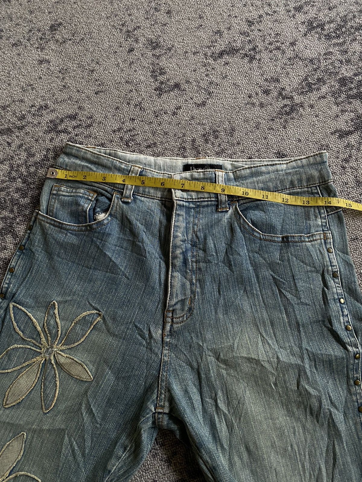 Hysteric Glamour × If Six Was Nine × Japanese Brand Y2k Live claire ifsixwasnine flare jeans Size 29" - 10 Thumbnail