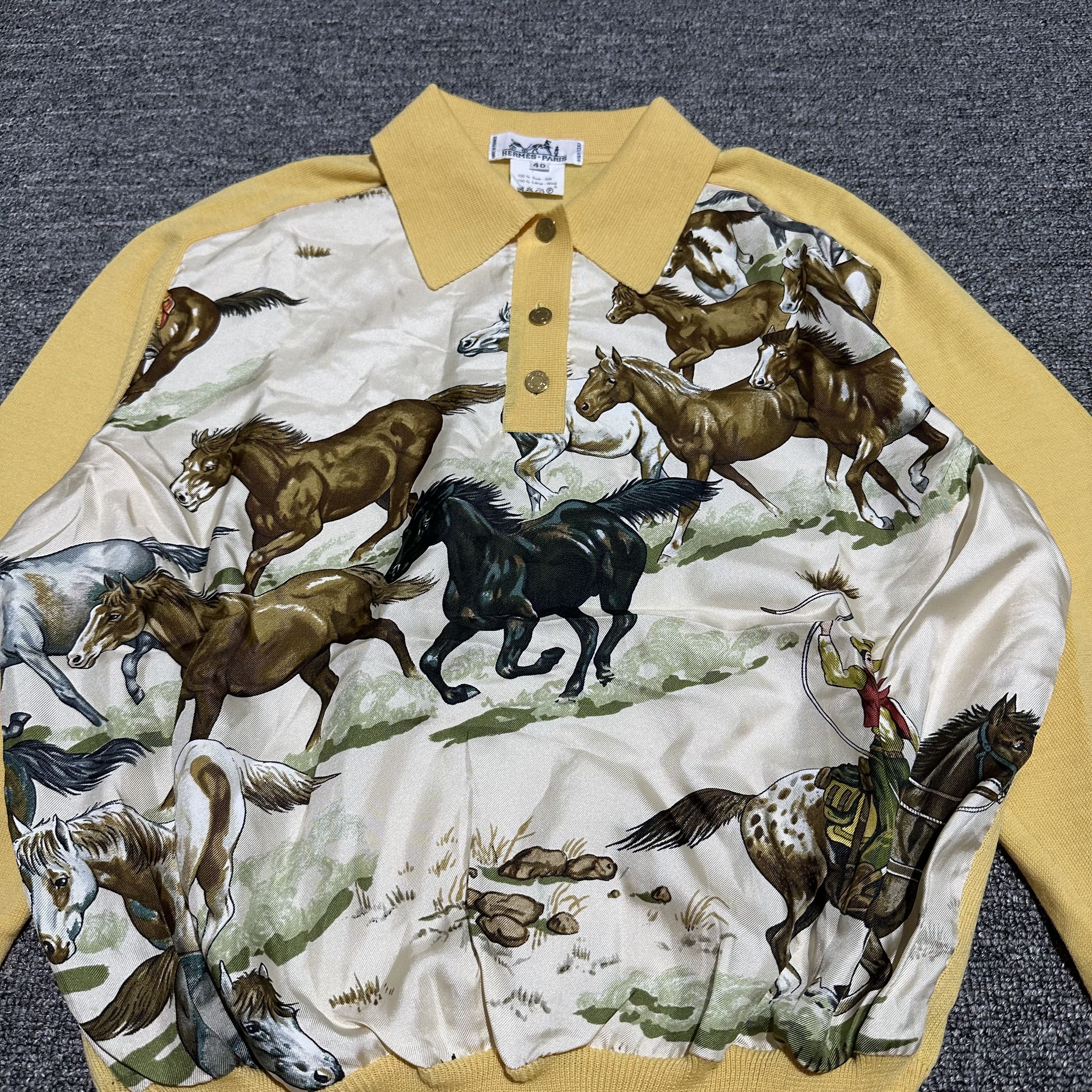 Hermes Hermes Horse Knitwear Size M / US 6-8 / IT 42-44 - 2 Thumbnail