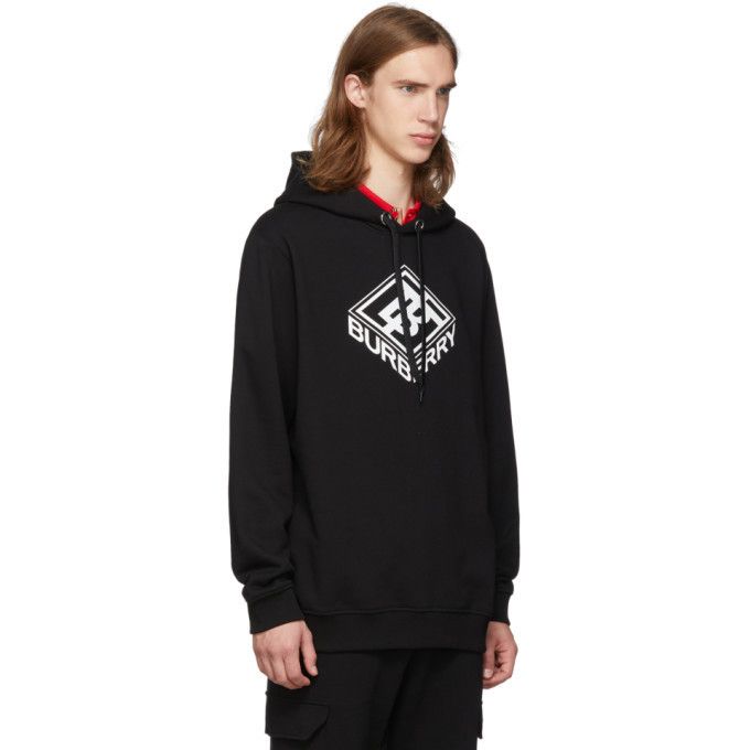 Burberry New Burberry Black TB Logo Hoodie Size US M / EU 48-50 / 2 - 3 Thumbnail