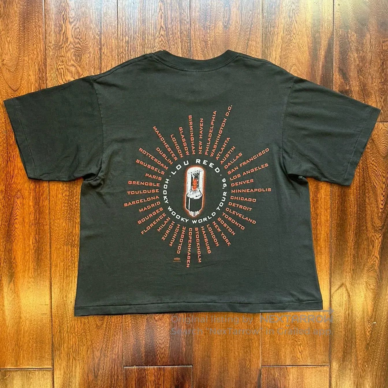Vintage Vintage 90s Lou Reed T. Size US M / EU 48-50 / 2 - 2 Thumbnail