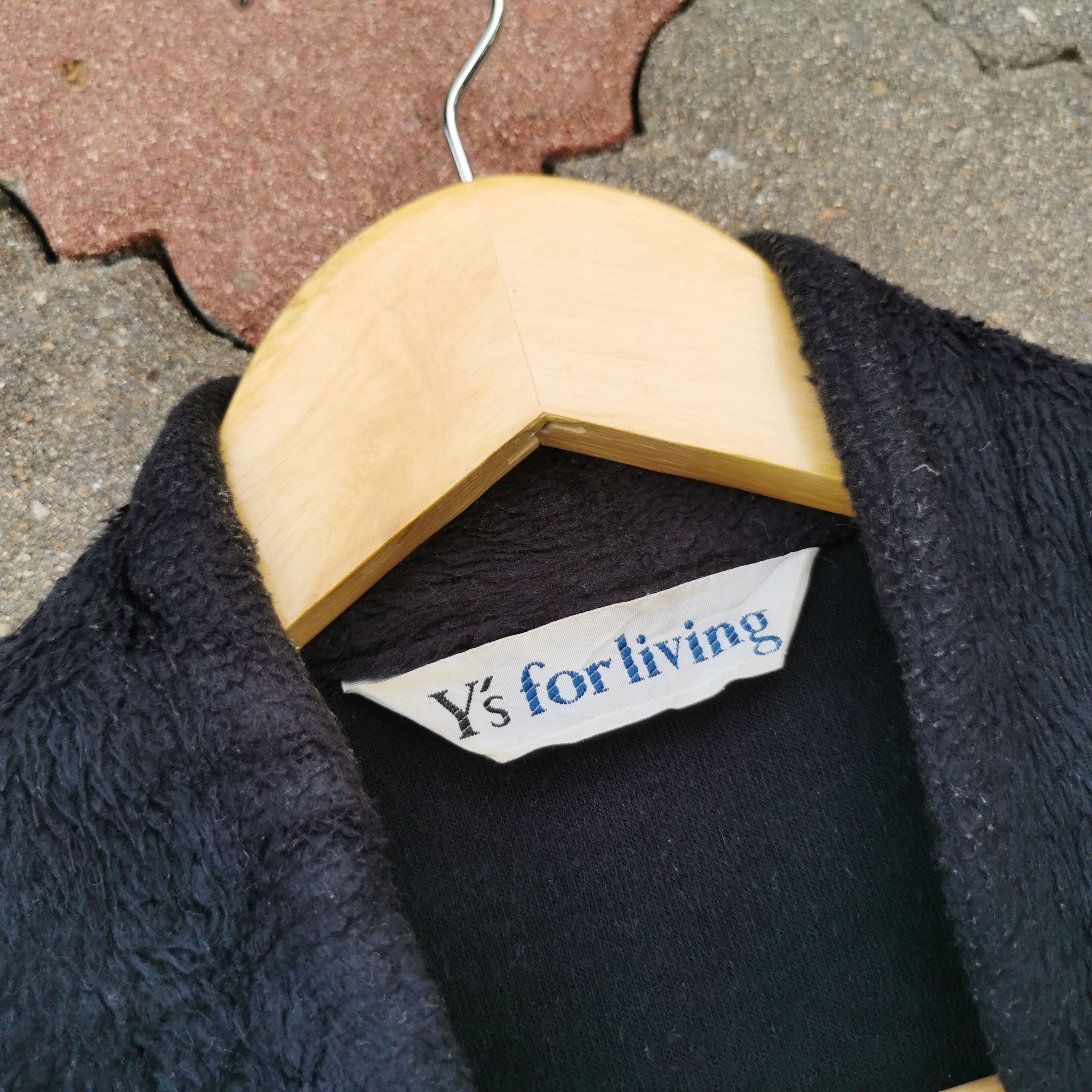 Japanese Brand × Y's × Yohji Yamamoto Y's for Living Yohji Yamamoto Fleece Cardigan Jacket Size US L / EU 52-54 / 3 - 7 Thumbnail