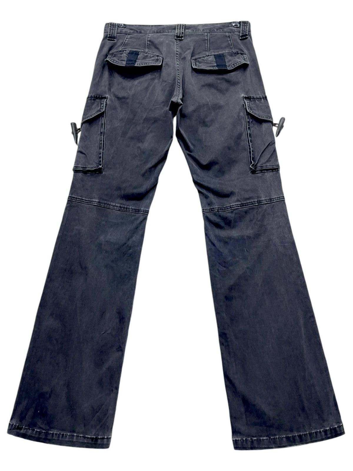 Vintage FYE🔥CAV Punk Slate Black Stretch FLARE Toggle Closure Cargo Size US 31 - 3 Thumbnail