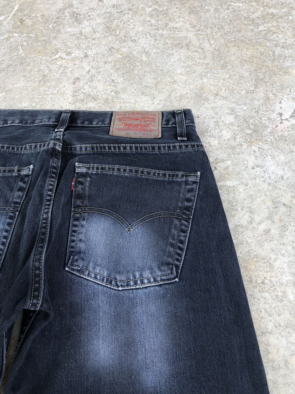 Levi's Vintage Clothing Y2k Levi’s Flared Jeans Bootcut Distressed Jeans 507 Size US 33 - 16 Thumbnail