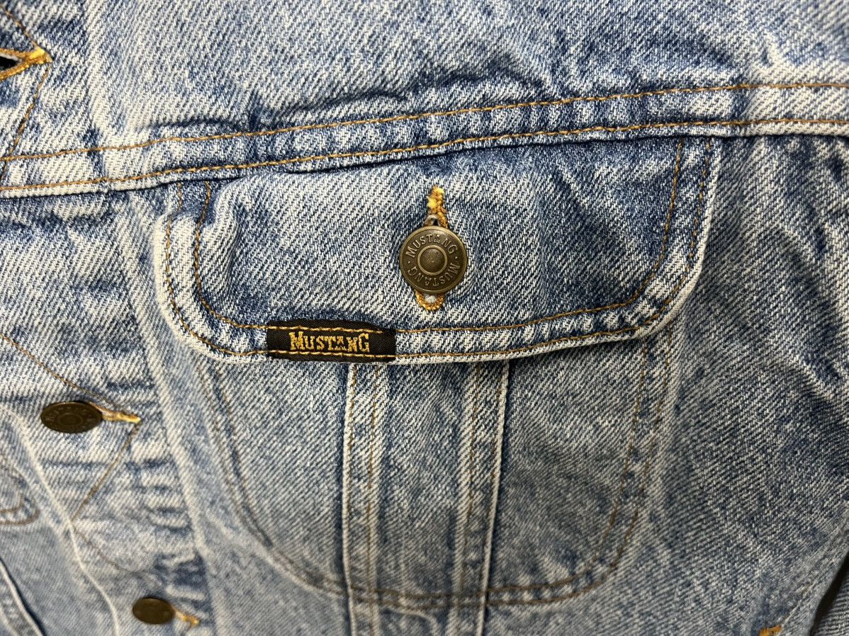 Vintage Vintage mustang branded lee denim jacket Size US M / EU 48-50 / 2 - 3 Thumbnail