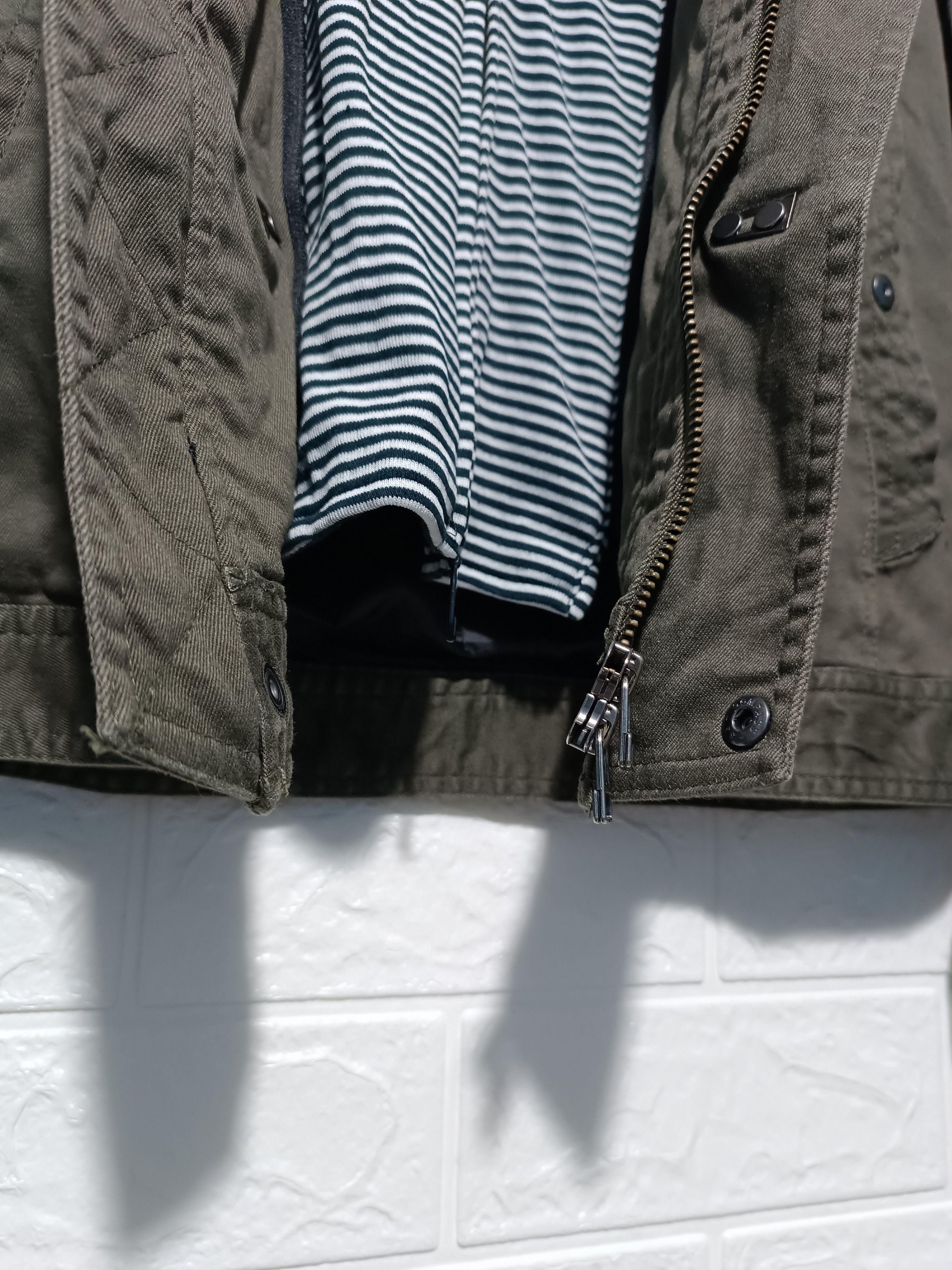 Japanese Brand Japanese Double Layer Hook Metal Button Hoodie Jacket Size US M / EU 48-50 / 2 - 6 Thumbnail