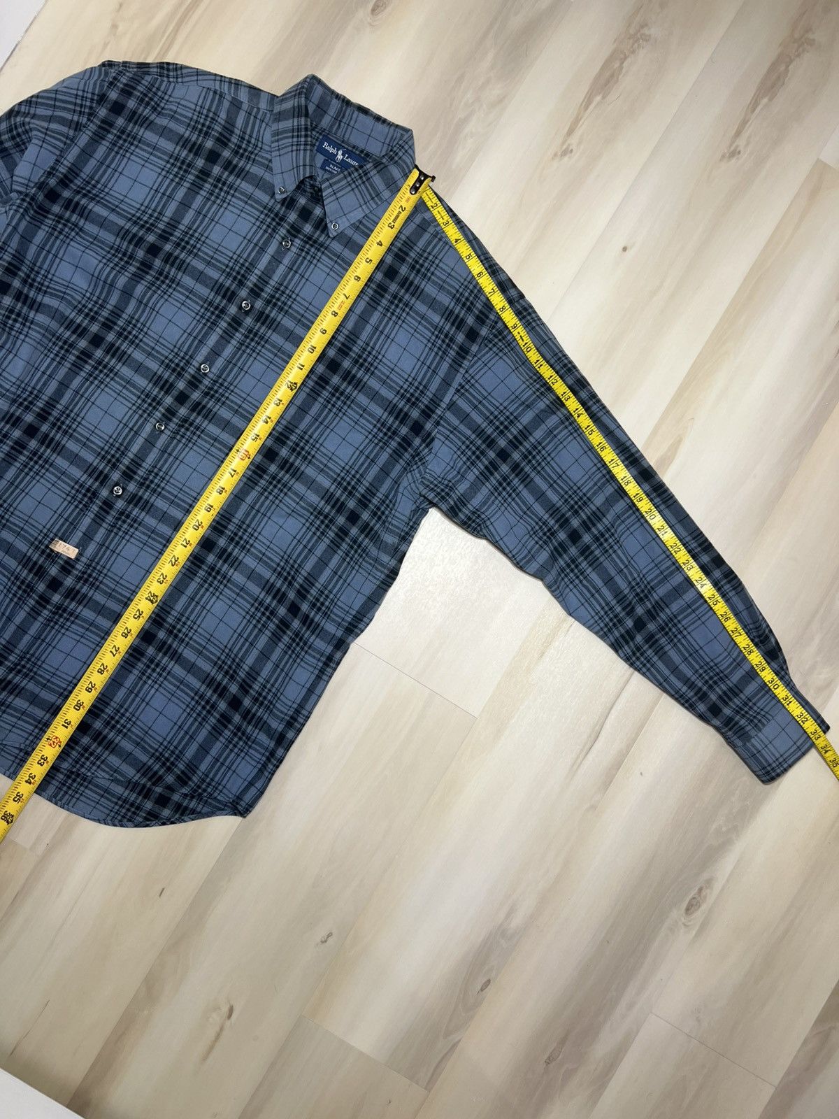 Polo Ralph Lauren Ralph Lauren Men’s Sz Large Blake Flannel Button Down plaid Size US L / EU 52-54 / 3 - 3 Thumbnail