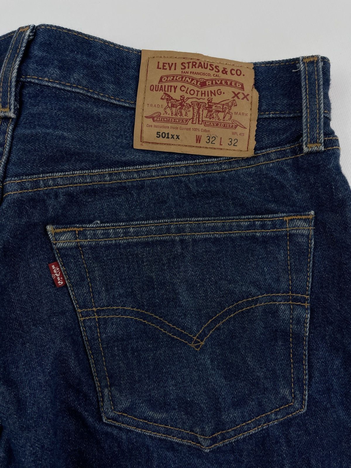 Levi's × Vintage Levis 501xx 32x32 Vtg 1999 Button Fly Jeans Size US 32 / EU 48 - 5 Thumbnail