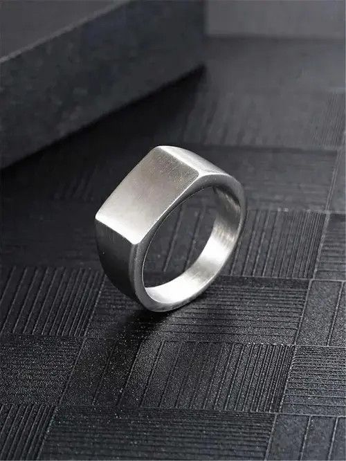 Other Retro Punk Stainless Steel Ring Vintage Size ONE SIZE - 4 Thumbnail