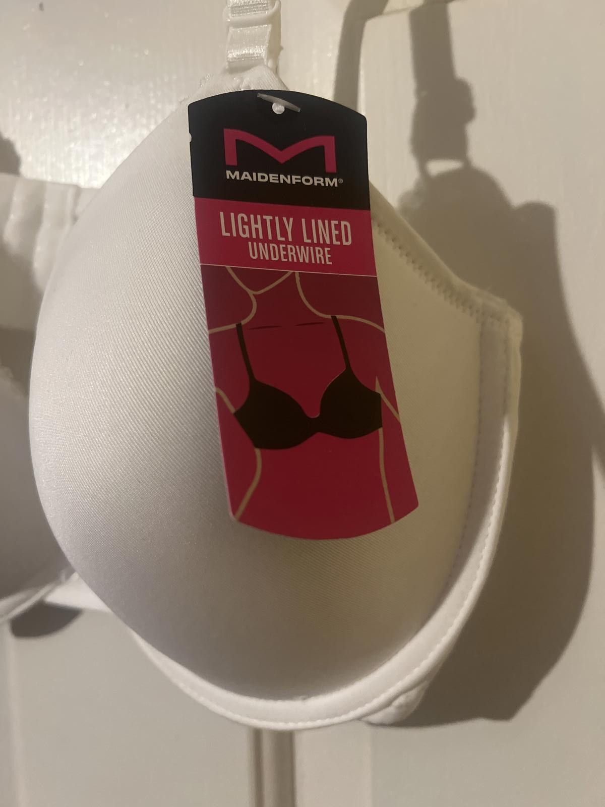 Other Maidenform Lightly Lined Underwire Bra, Size 36D, White Size ONE SIZE - 2 Thumbnail