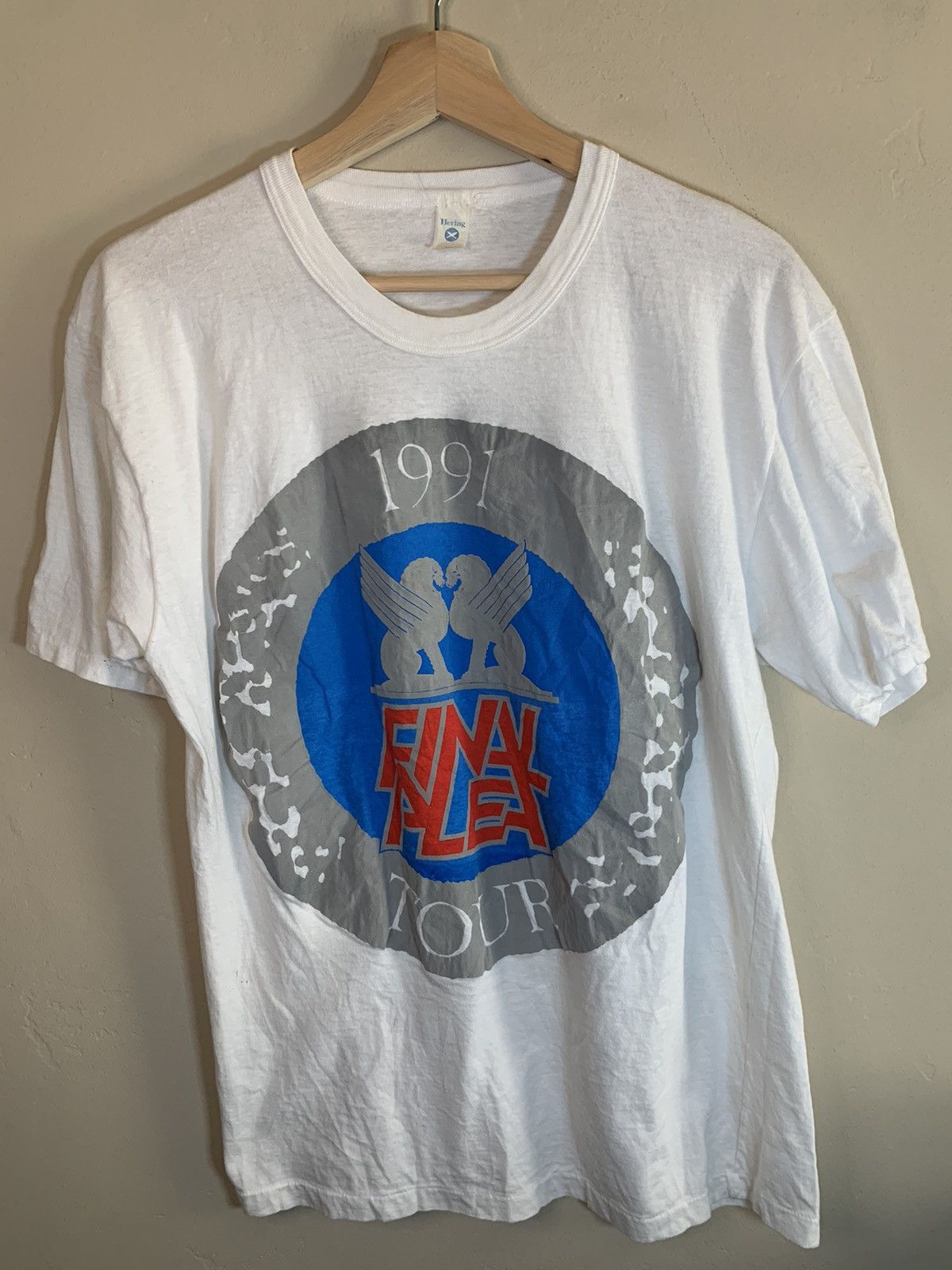Band Tees × Vintage *RARE* Vintage 1991 Final Plea Tour Single Stitch T-Shirt Size US XL / EU 56 / 4 - 1 Thumbnail