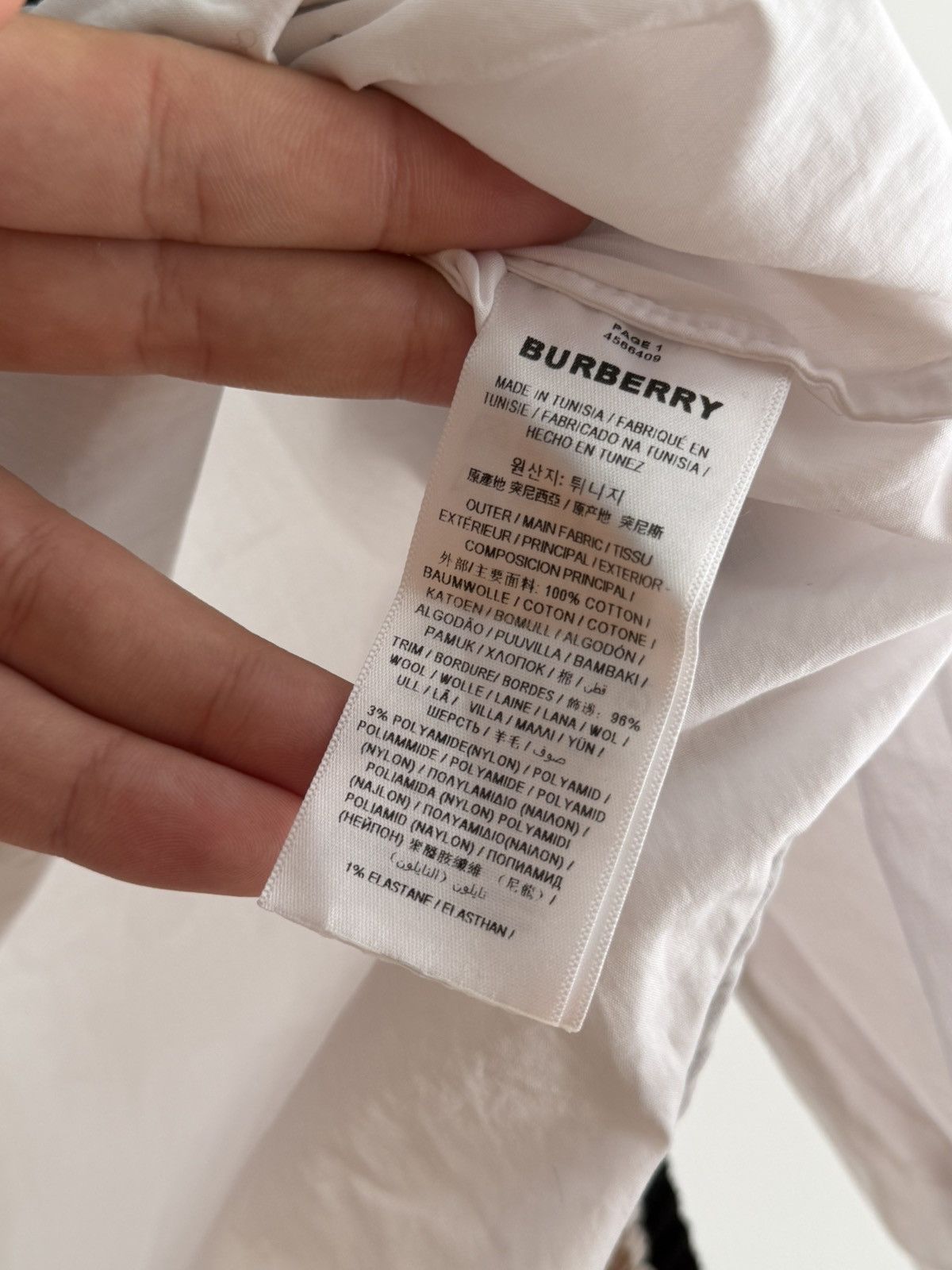Burberry Burberry Optic Rib Knit Shirt Size S / US 4 / IT 40 - 10 Thumbnail
