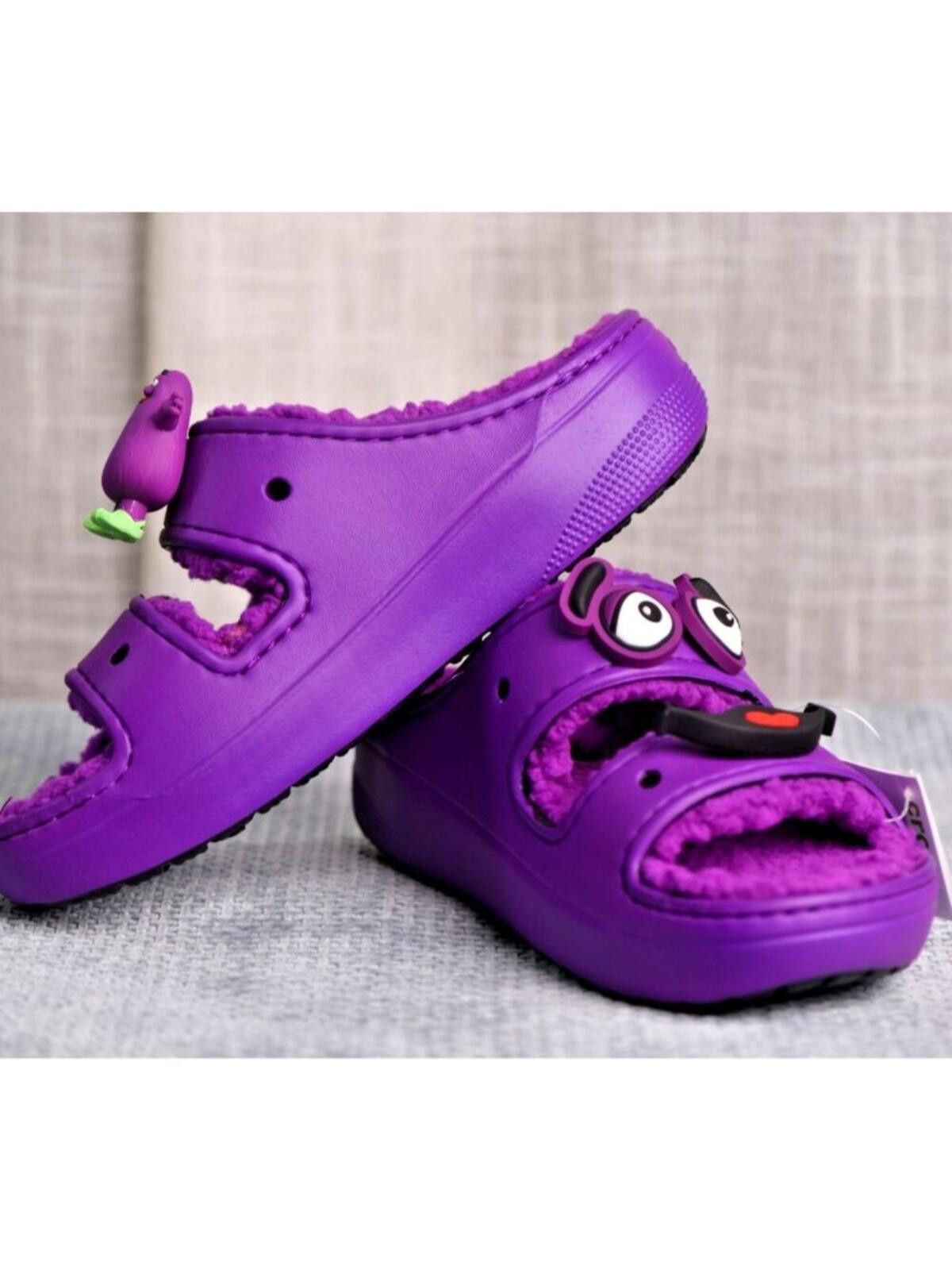 Crocs Crocs McDonald's Classic Cozzzy "Grimace" 209392-510 Size US 7 / IT 37 - 11 Thumbnail