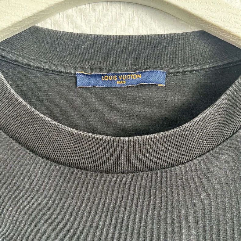 Louis Vuitton Louis Vuitton NBA Co-branded Embroidered Logo Short Sleeve Size US XL / EU 56 / 4 - 2 Thumbnail