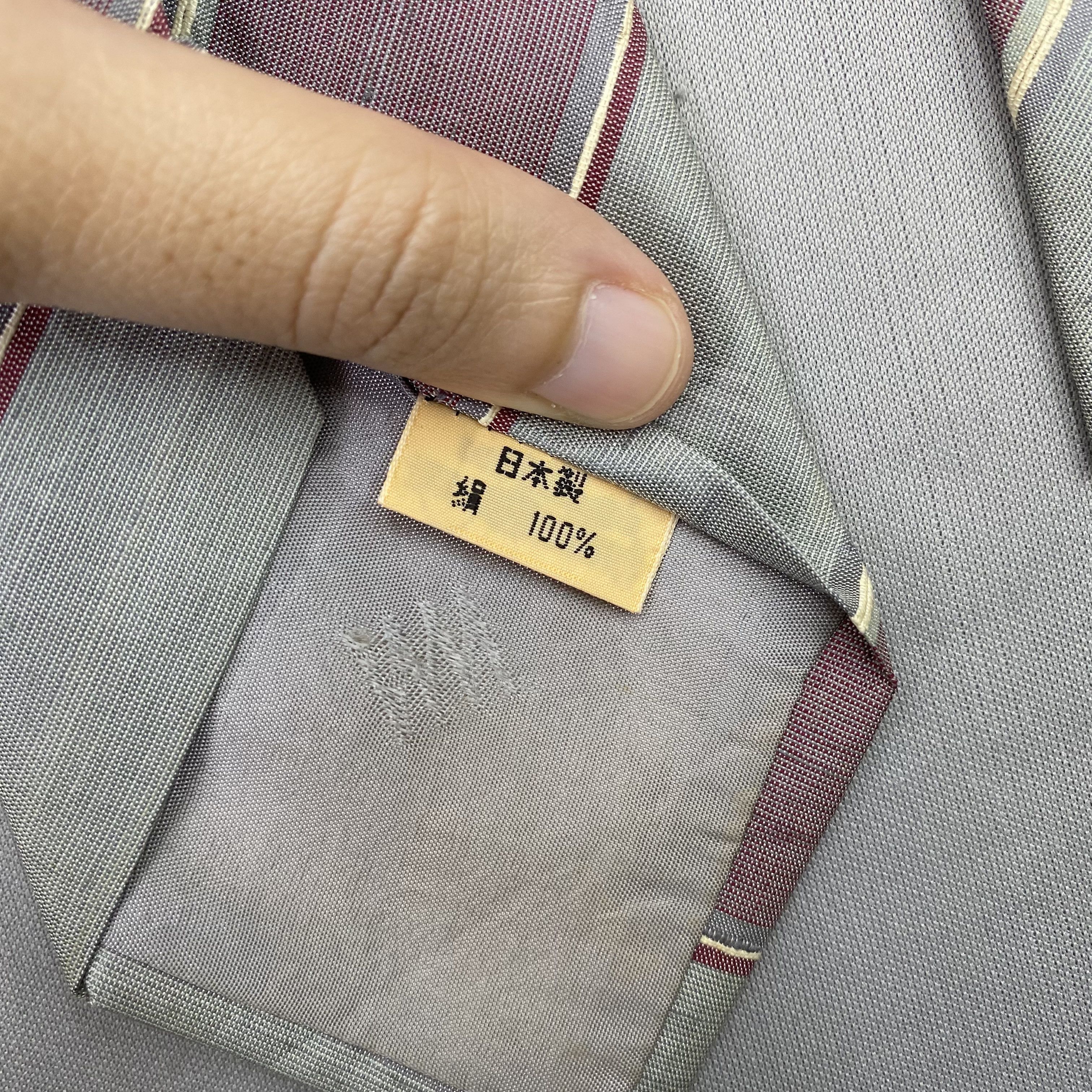 Issey Miyake Vintage Issey Miyake SILK Necktie Cravate Pure Silk Neck Tie Size ONE SIZE - 8 Thumbnail