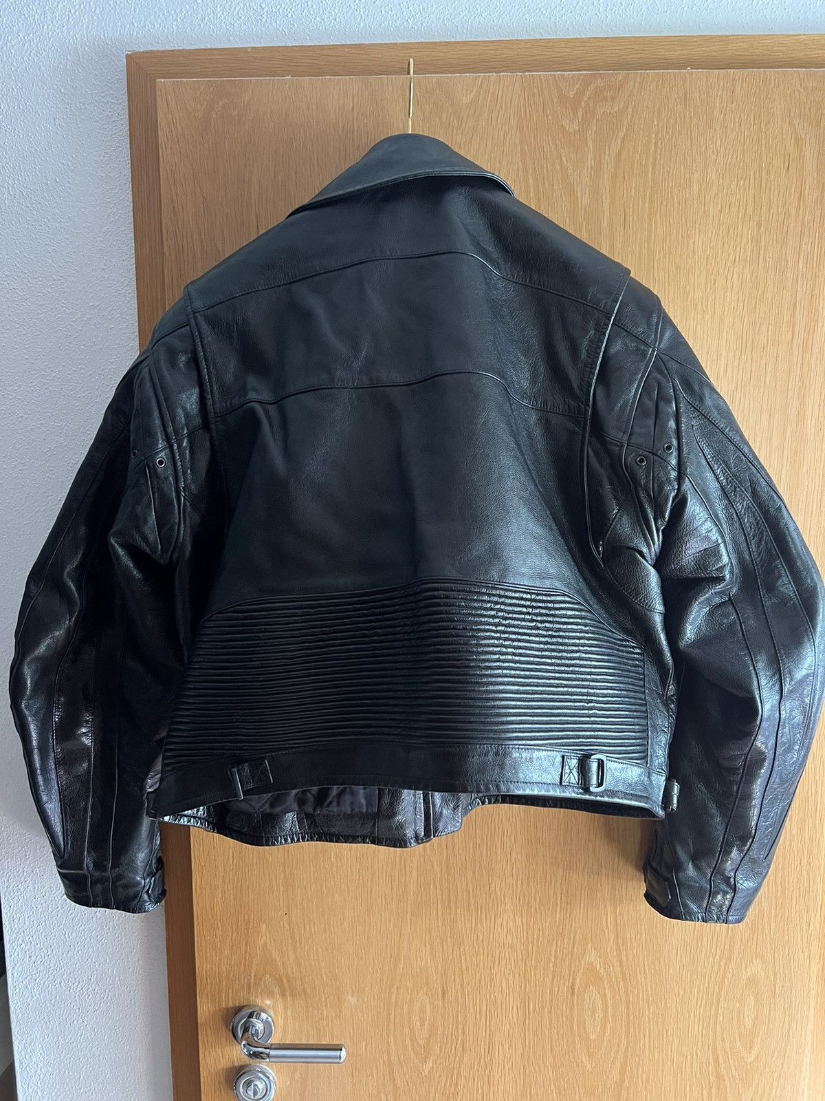 Balenciaga Balenciaga Logo Leather Jacket Size US L / EU 52-54 / 3 - 9 Thumbnail