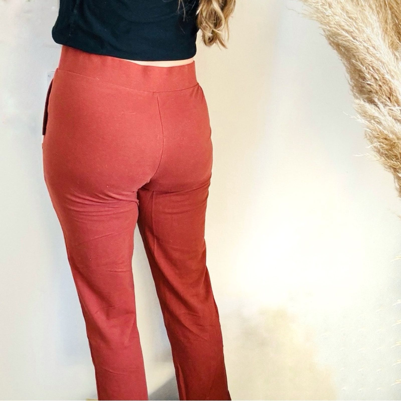 Ugg NEW UGG Straight Rust Brick Red Sweatpants Lounge PJ Pant Size 30" / US 8 / IT 44 - 11 Thumbnail
