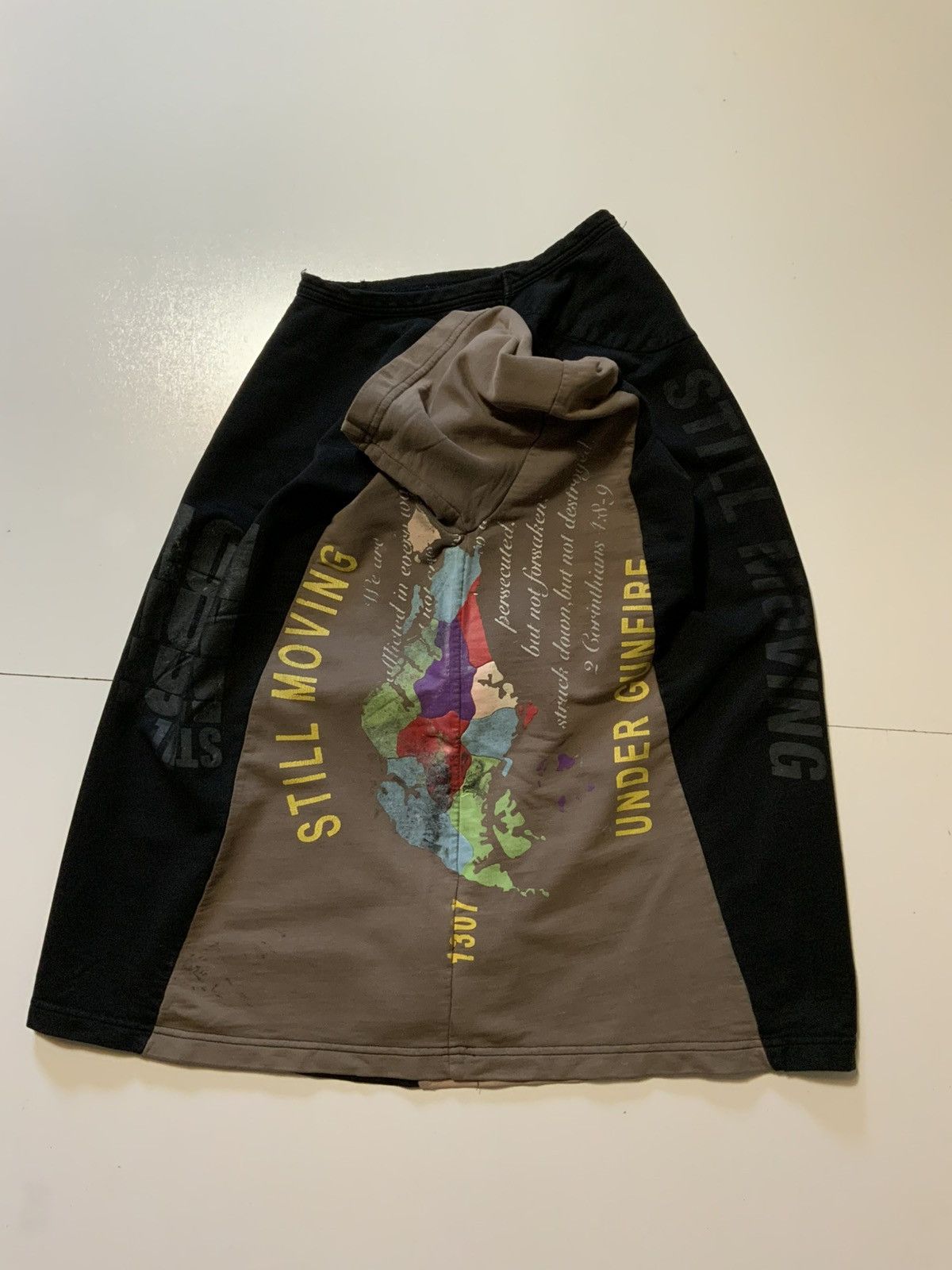 Other Still Moving Under Gunfire Cut & Sew Patchwork Split T-Shirt Size US M / EU 48-50 / 2 - 2 Thumbnail