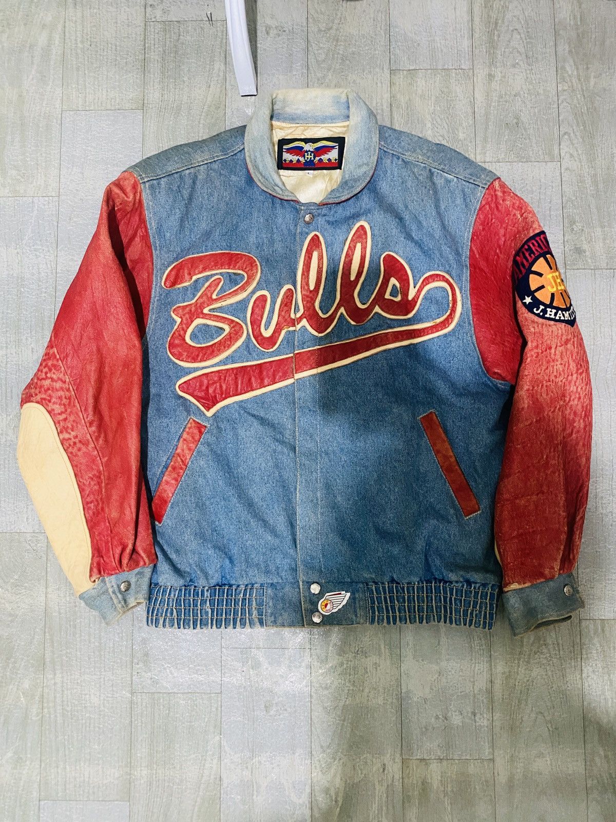 Jeff Hamilton Vintage jacket jeff hamilton chicago bulls 80s Size US L / EU 52-54 / 3 - 1 Thumbnail