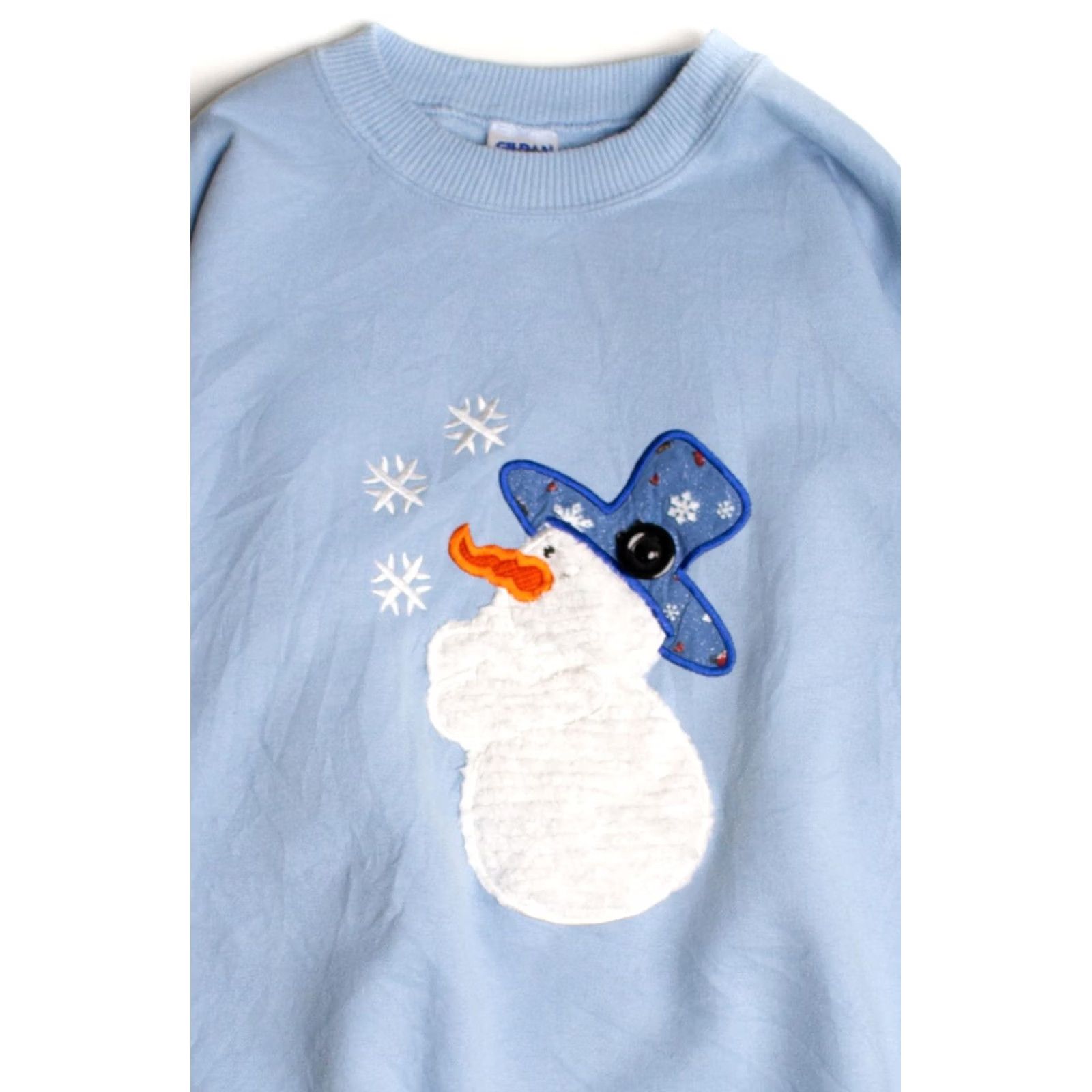 Gildan VINTAGE Gildan Blue Ugly Christmas Sweatshirt 58799 Adult Large XXXL (fits like XXL/XL) Womens Mens Boys Girls Size L / US 10 / IT 46 - 2 Thumbnail