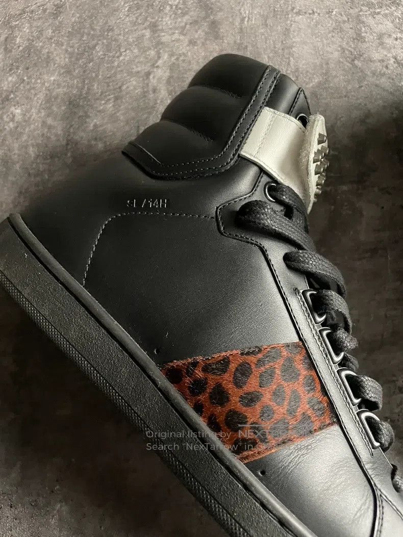 Saint Laurent Paris Saint Laurent Paris Leopard Print Patch Magic Tape Studs S Size US 6.5 / EU 39-40 - 4 Thumbnail