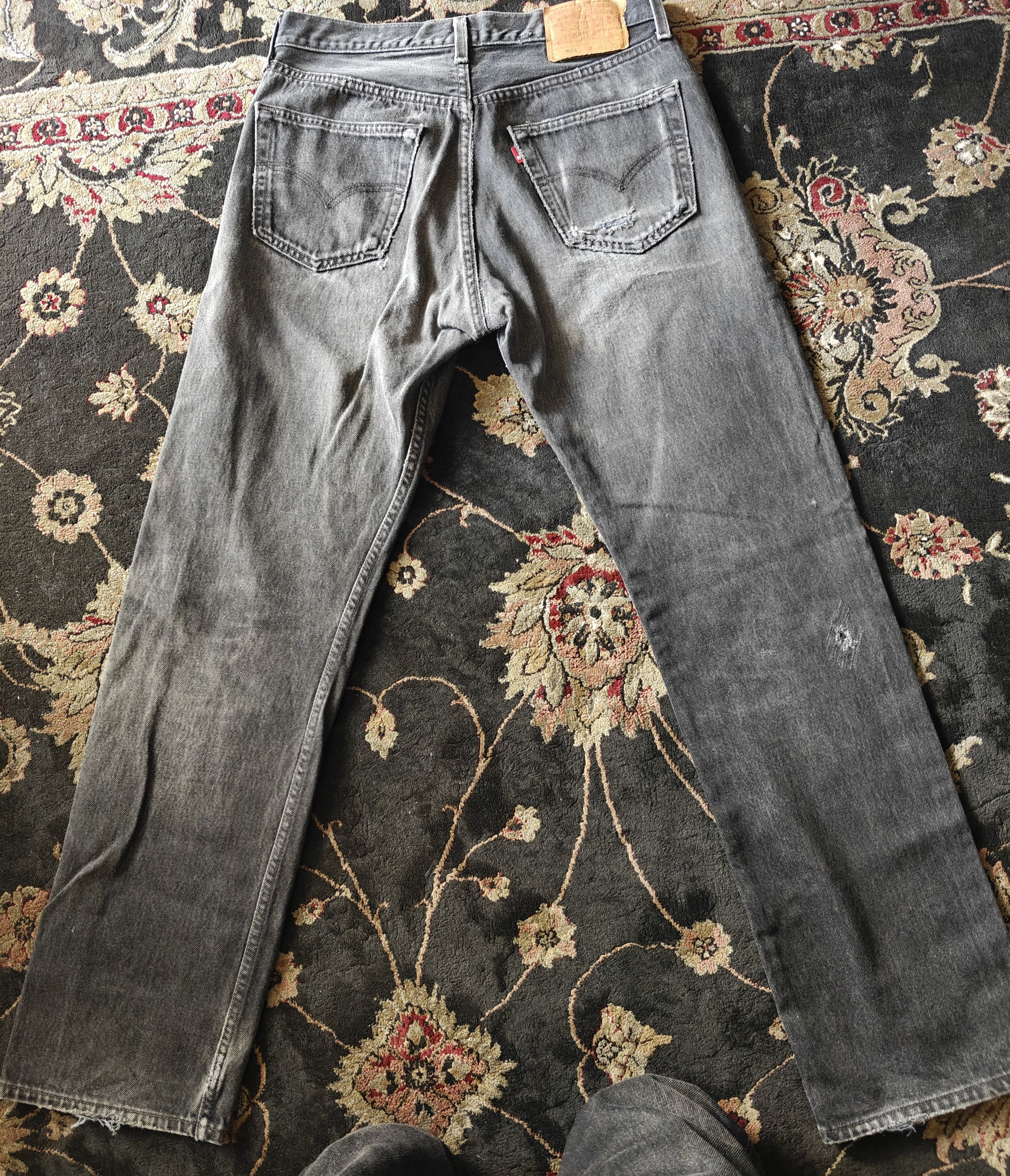 Levi's Black Levi's 501 Made In USA Size US 30 / EU 46 - 4 Thumbnail