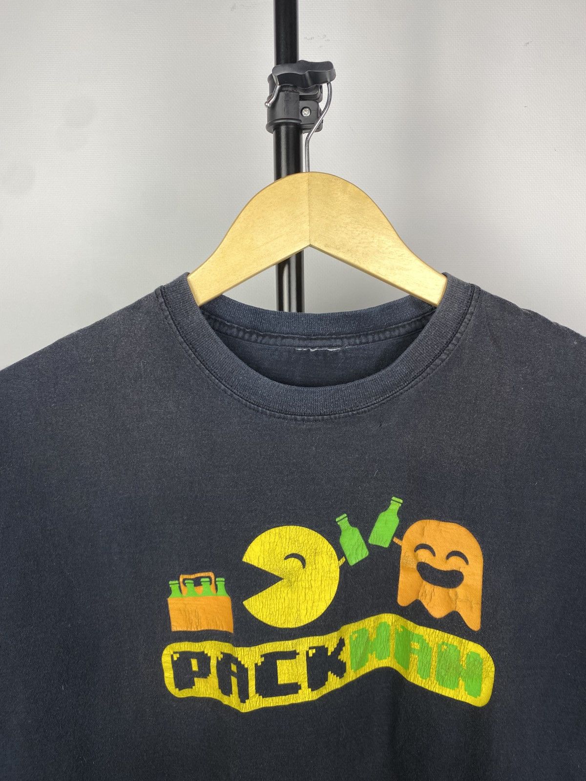 Japanese Brand × Vintage Vintage 90s HUMOR Pack man / Pac-man Sex porn T-shirt Size US L / EU 52-54 / 3 - 2 Thumbnail