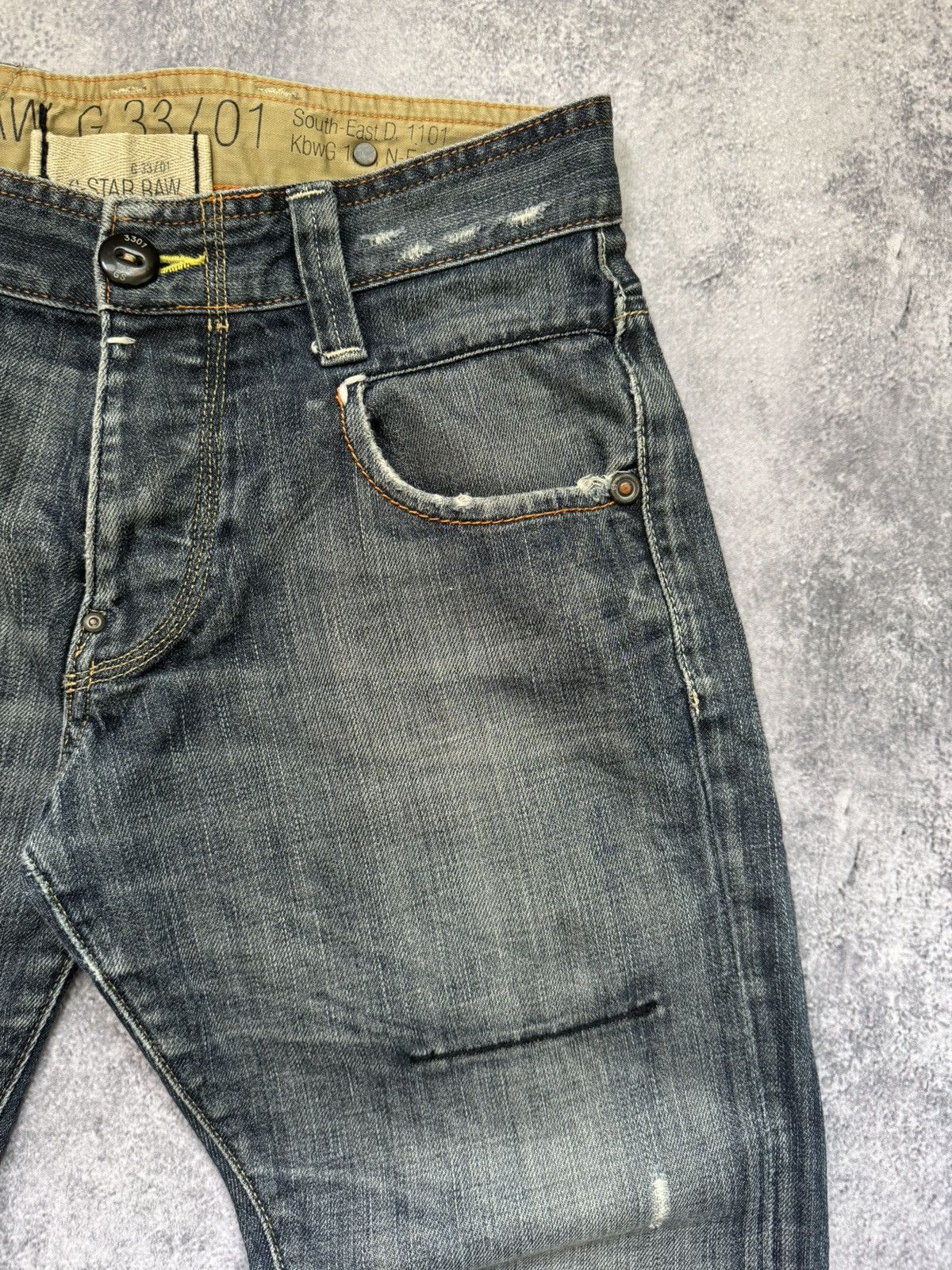 G-Star G-Star Raw 3301 Denim Jeans Faded Grey Size US 31 - 9 Thumbnail