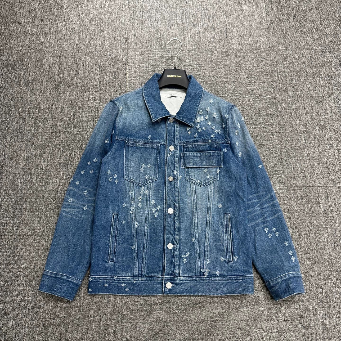 Givenchy Givenchy 1973 Distressed Denim Jacket M Size US M / EU 48-50 / 2 - 1 Thumbnail