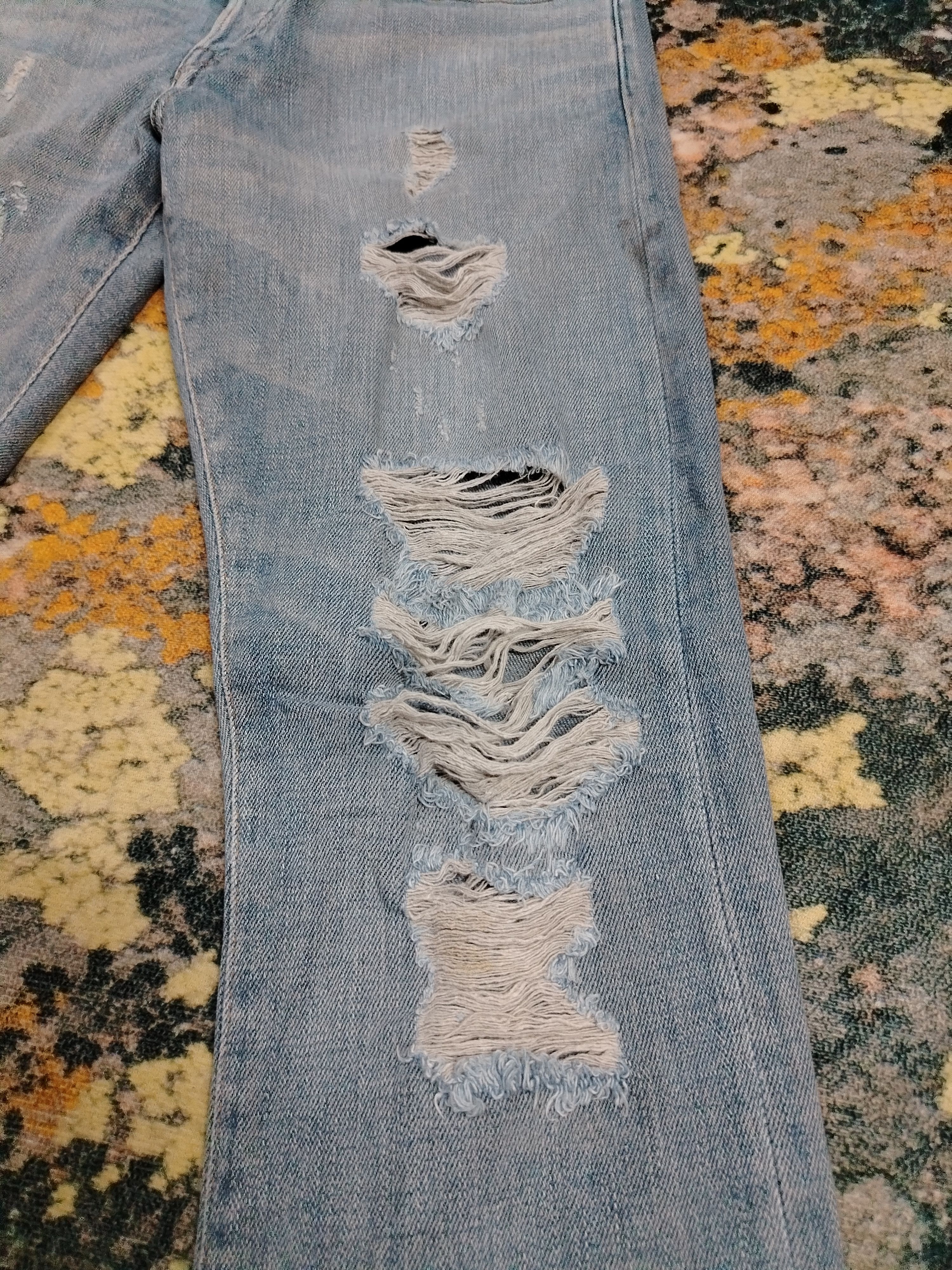 Ron Herman Ron Herman Denim Distressed jeans Size 27" / US 4 / IT 40 - 10 Thumbnail