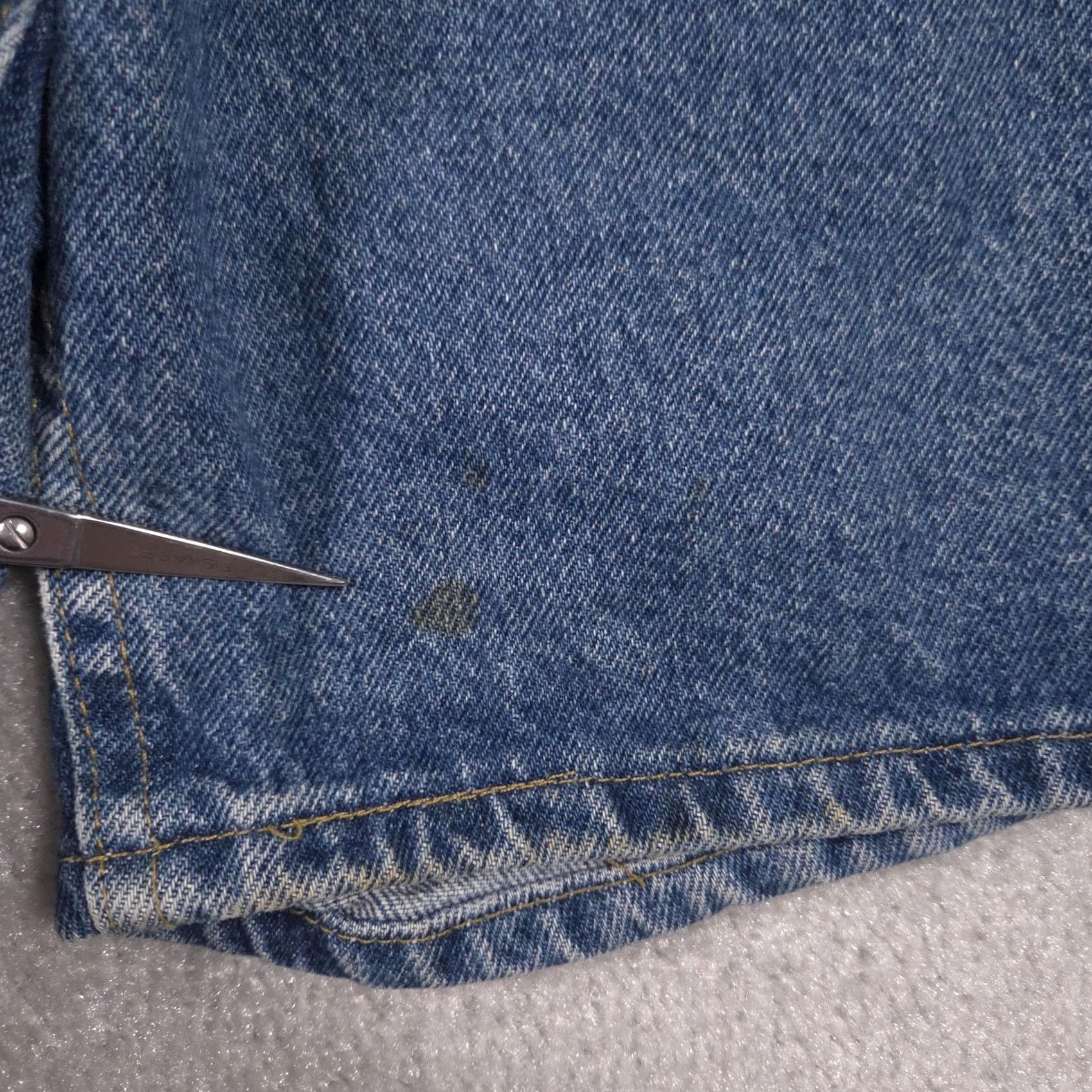 Lee Lee Bermuda Shorts Womens 10 Long Blue Relaxed Fit 5-Pocket Denim Zip Fly Casual Size 32" / US 10 / IT 46 - 6 Thumbnail