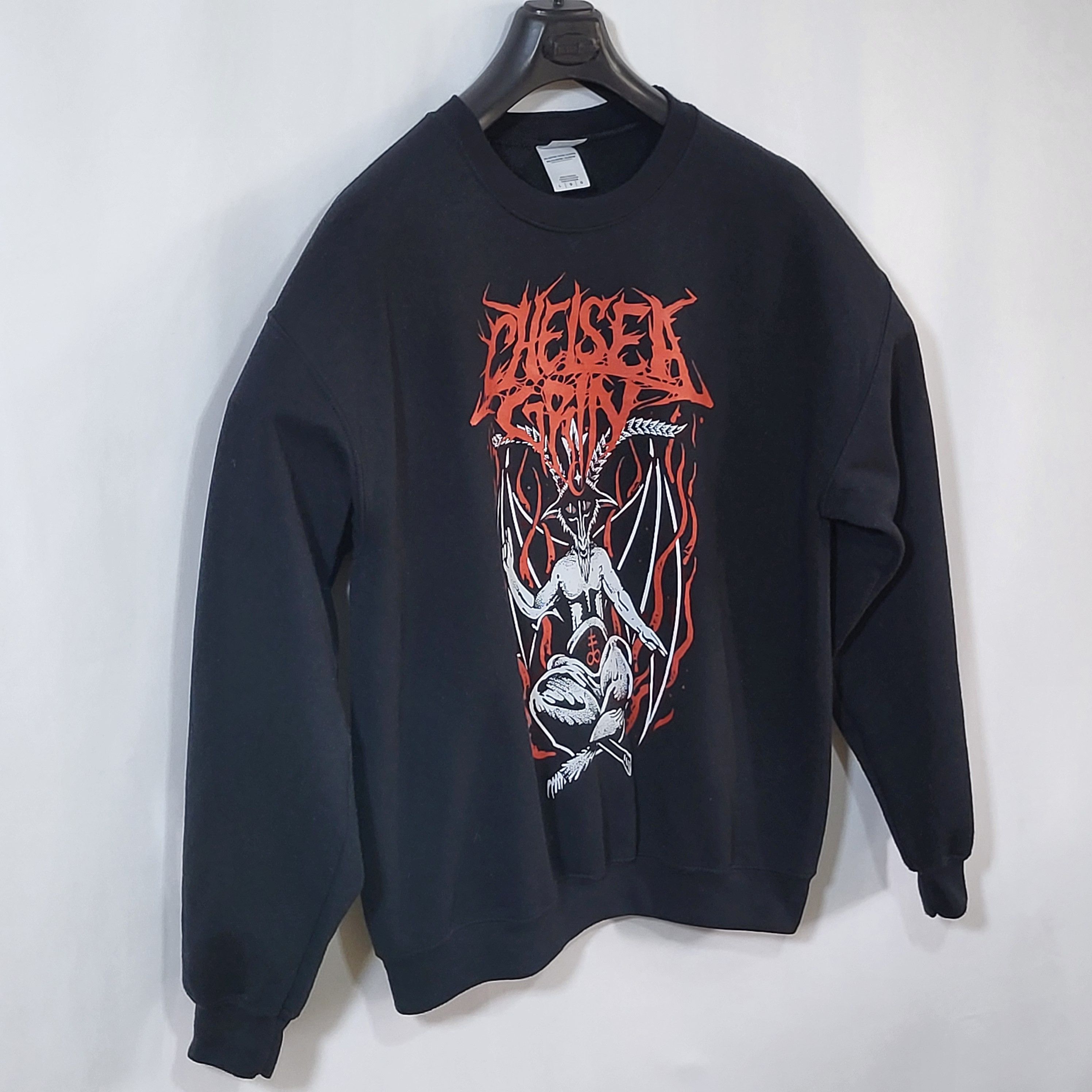 Gildan Sweatshirt magic Baphomet print size L Size US L / EU 52-54 / 3 - 2 Thumbnail