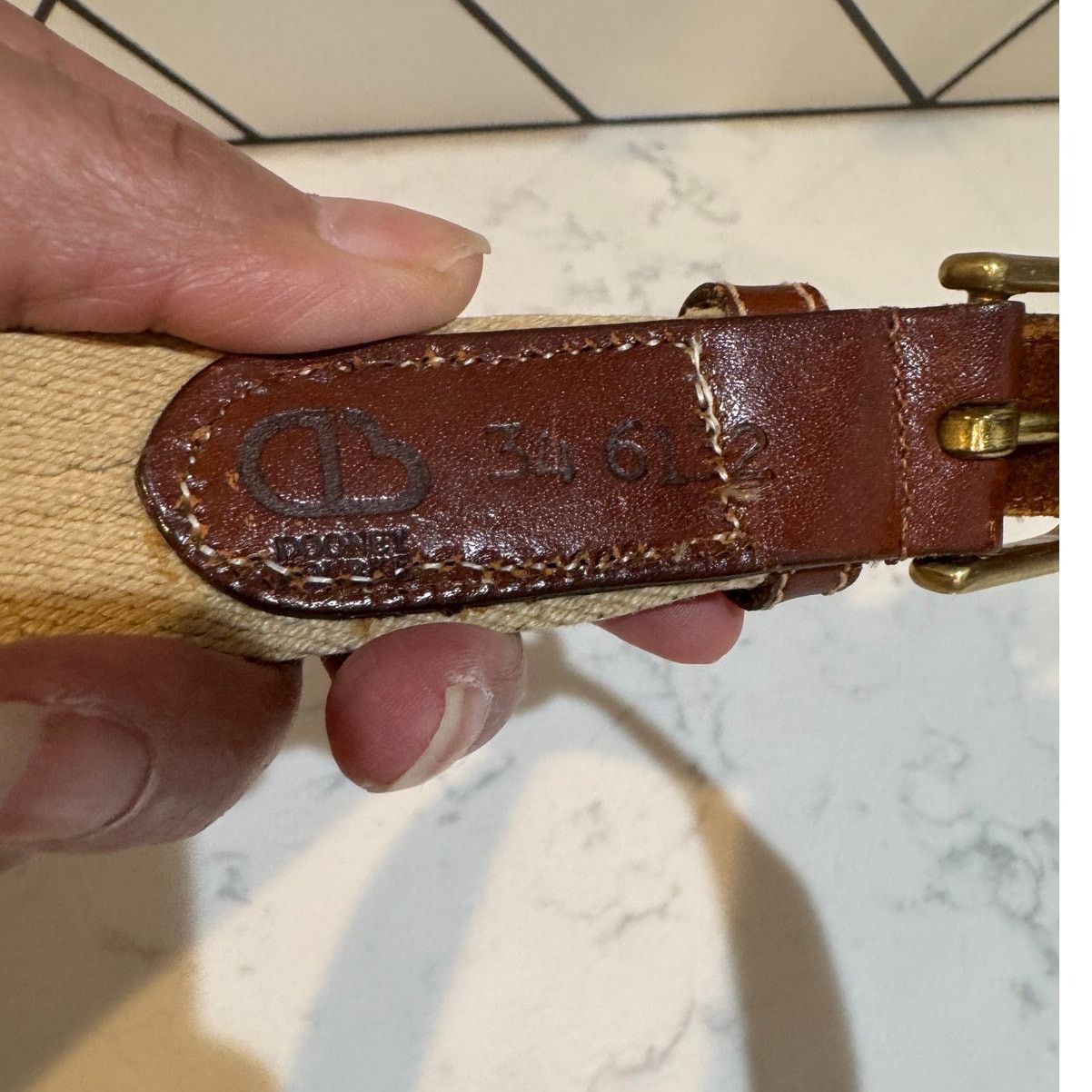 Dooney & Bourke vintage Dooney & Bourke canvas leather tabs brass buckle Size ONE SIZE - 7 Thumbnail