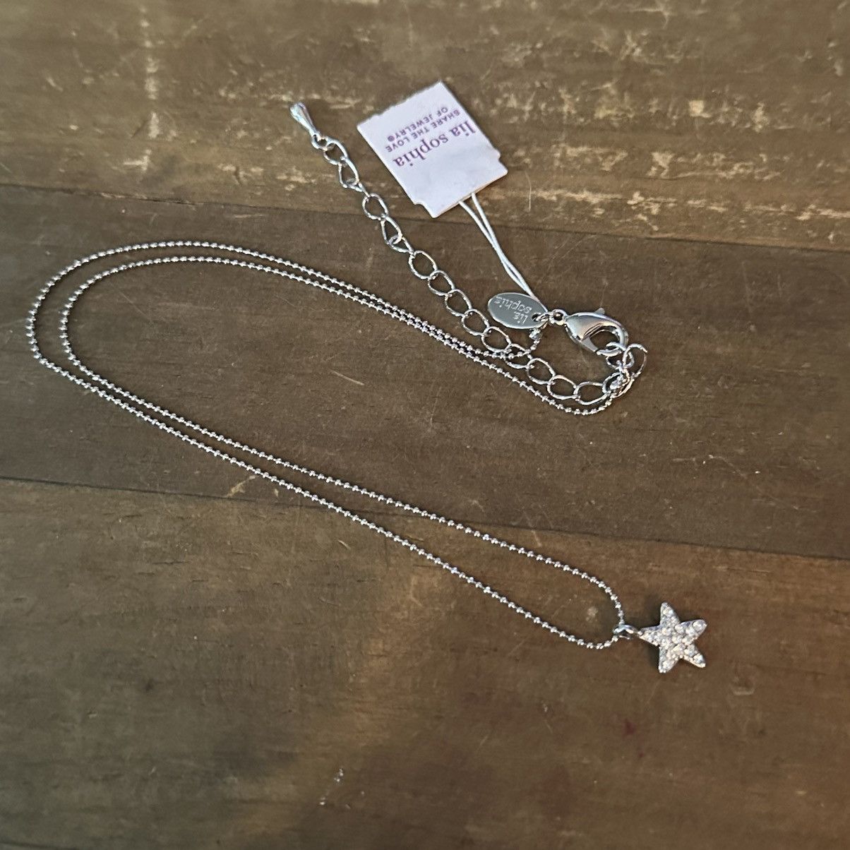 Other Lia Sophia Little Bit pave star charm pendant necklace Size ONE SIZE - 3 Thumbnail