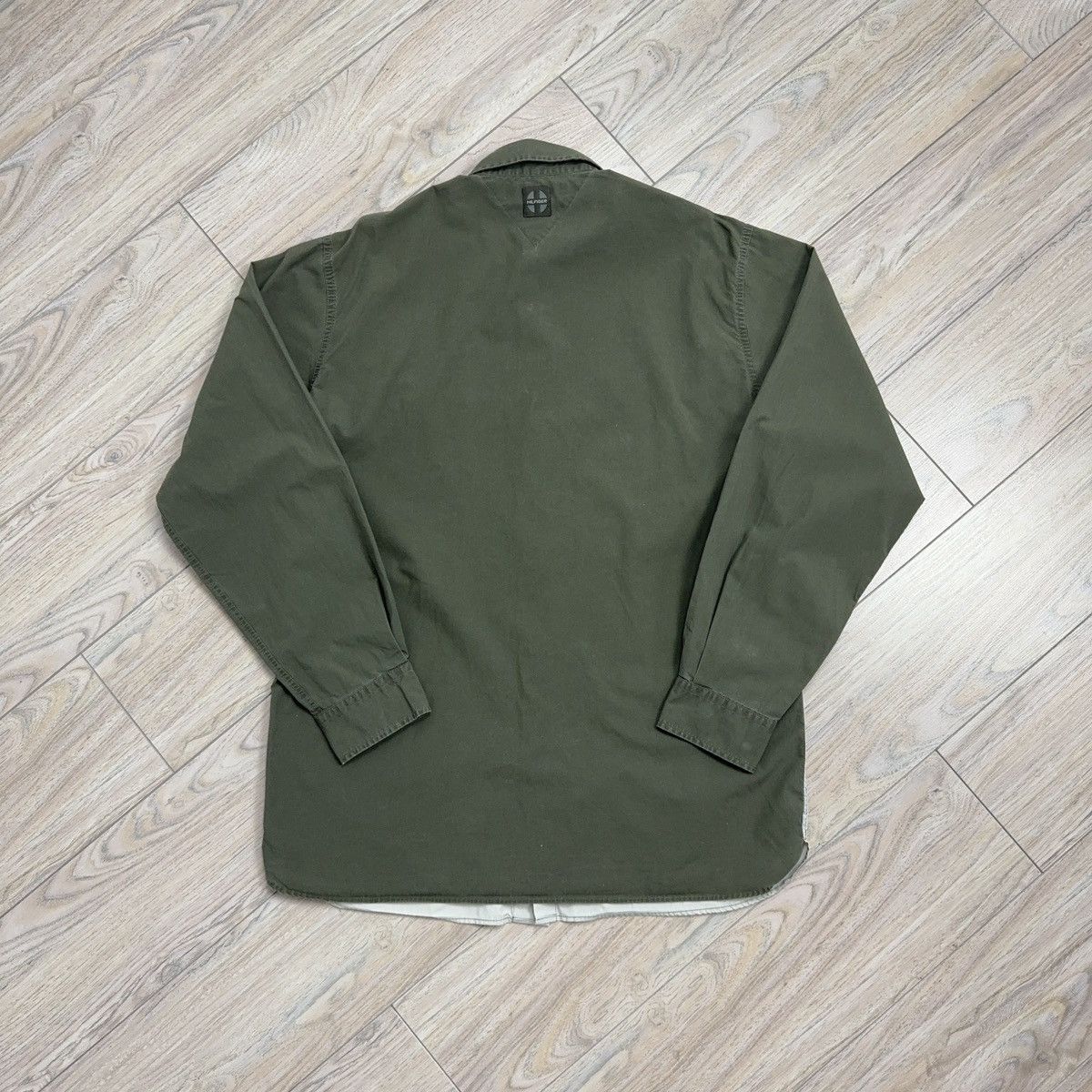 Polo Ralph Lauren Vintage Tommy Hilfiger Y2K Military Tactical Olive Shirt Size US M / EU 48-50 / 2 - 11 Thumbnail
