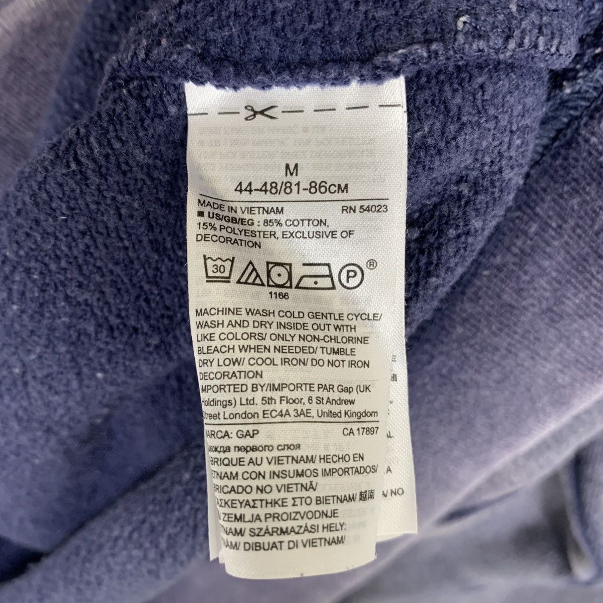 Gap × Vintage GAP Big Logo Sweatshirt GAP Crewneck Size US M / EU 48-50 / 2 - 12 Thumbnail