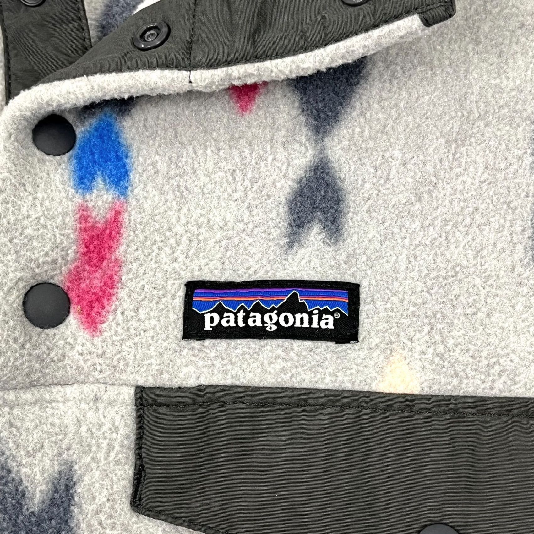 Patagonia Patagonia Synchilla Snap T Fleece Pullover Womens M Gray Wish Tails Big Hiking Shirt Pullover Mens Womens Boys Girls Size M / US 6-8 / IT 42-44 - 3 Thumbnail