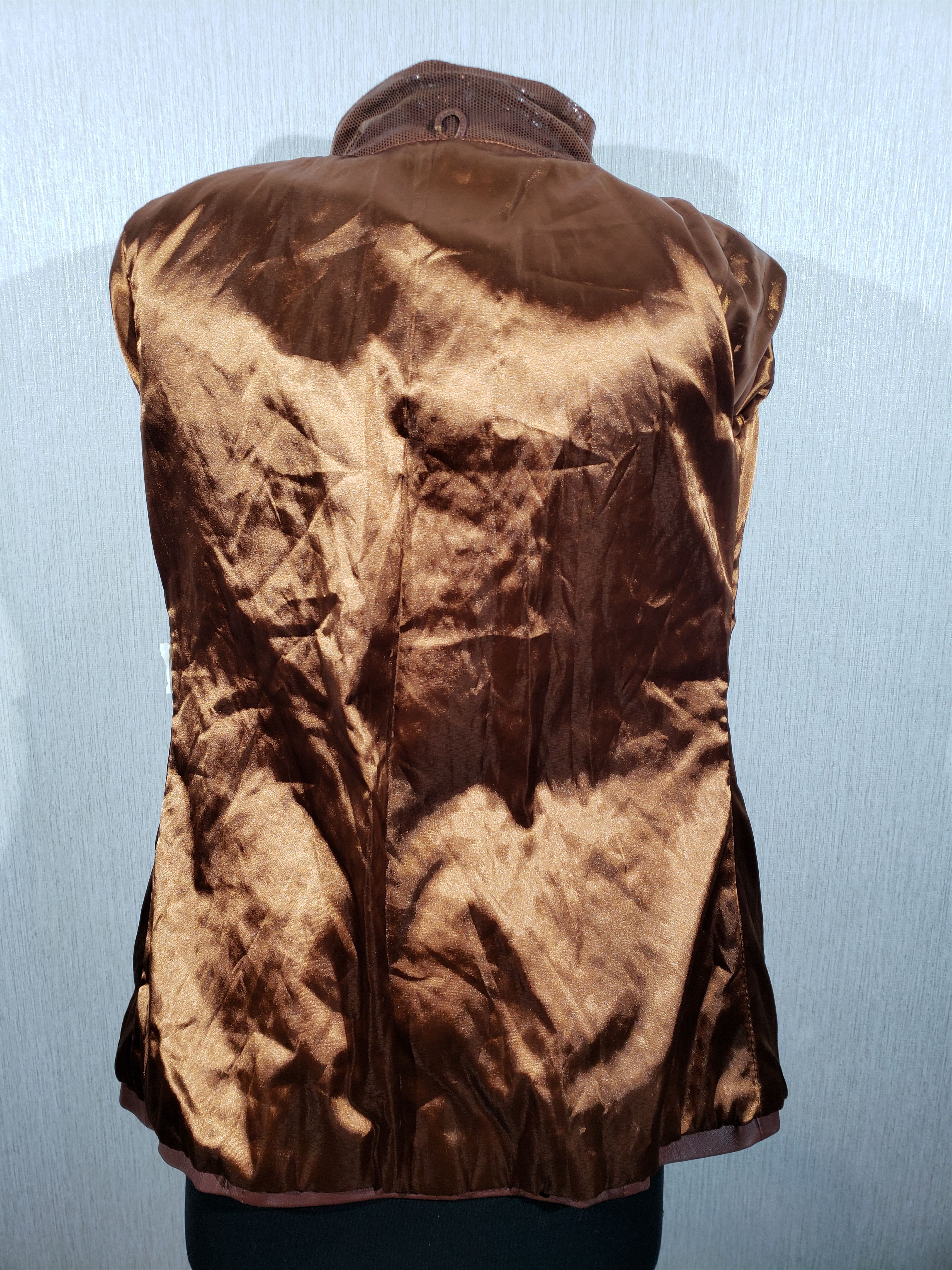 Other Stylish brown leather women's jacket. Size M / US 6-8 / IT 42-44 - 8 Thumbnail