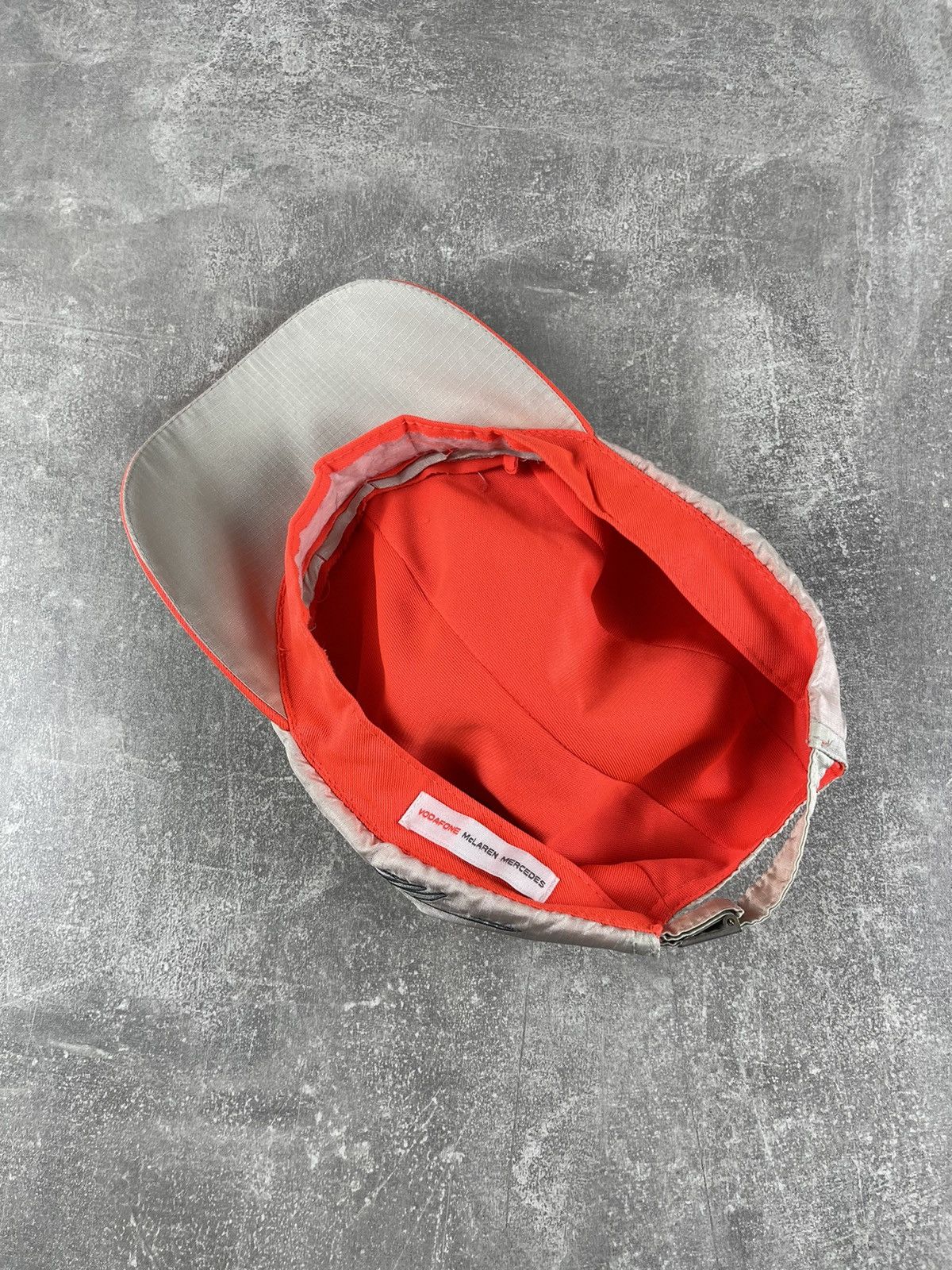 Mercedes-Benz Vodafone McLaren Mercedes Formula 1 Cap 00s Red Racing Hat Size ONE SIZE - 5 Thumbnail