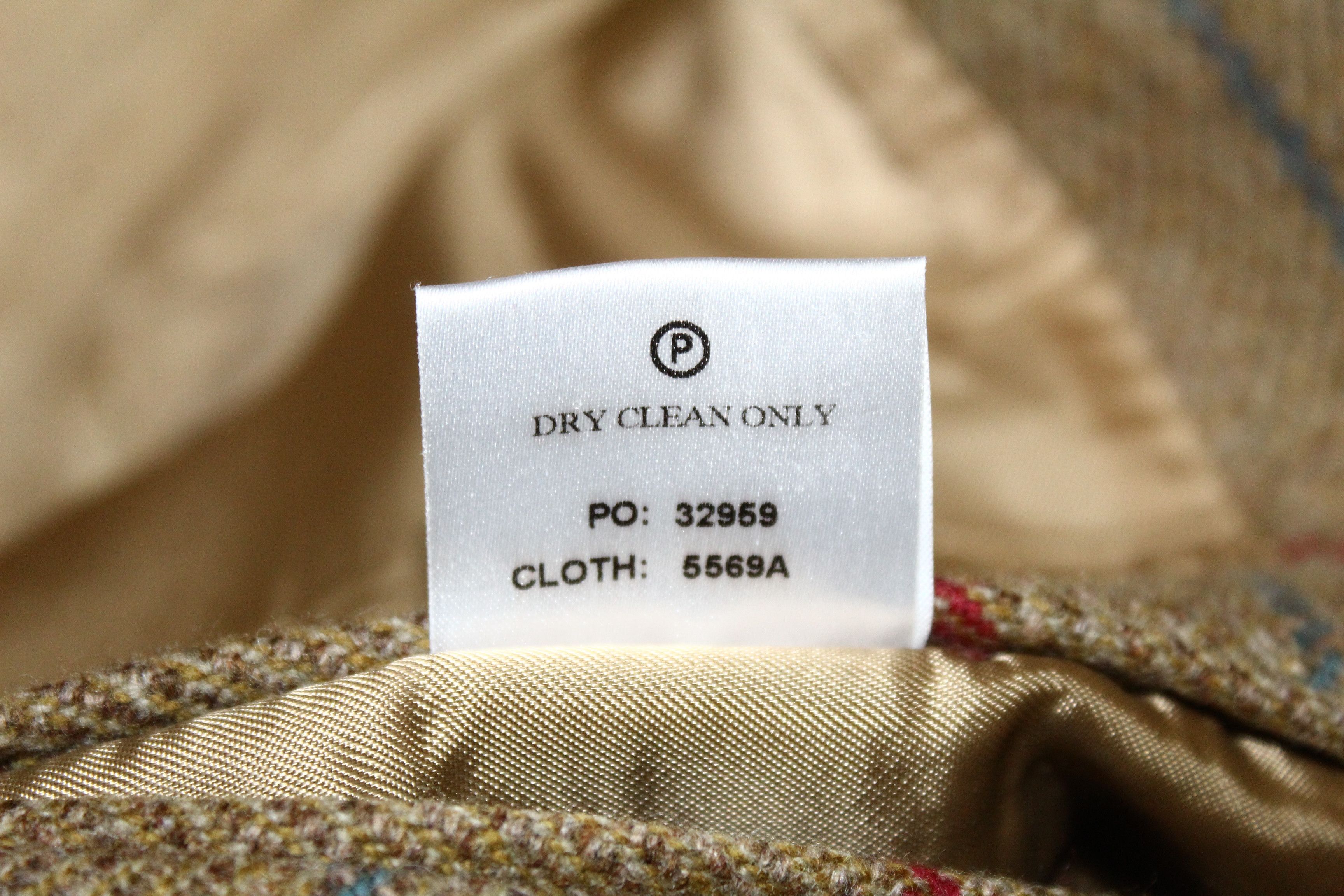 Donegal Tweed Brook Taverner Reid & Taylor Tweed Short Wool Blazer 52-54S Size 52S - 9 Thumbnail