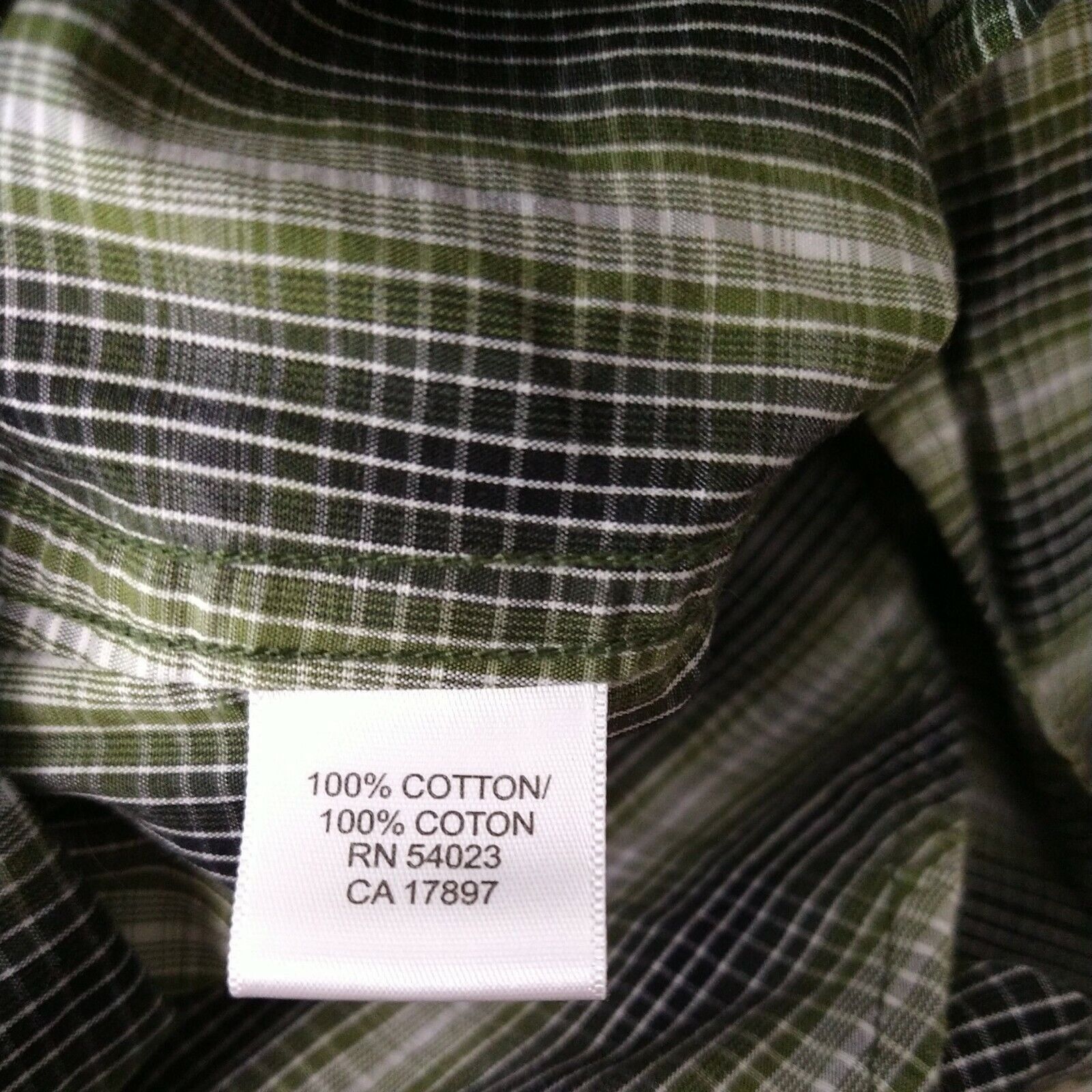 Banana Republic Banana Republic Plaid Button Up Shirt Men Size L 16-16.5 Gre Size US L / EU 52-54 / 3 - 9 Thumbnail