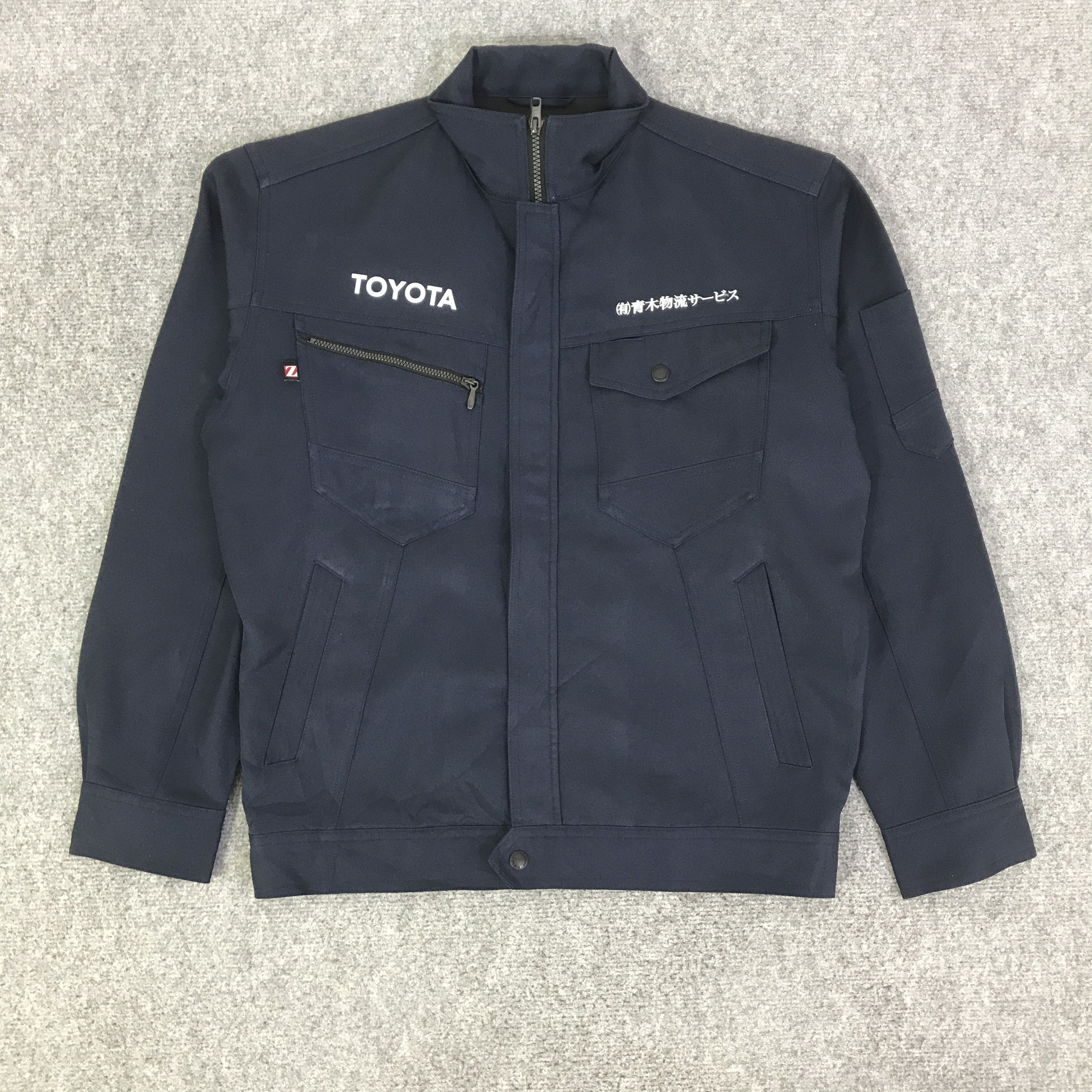 Japanese Brand TOYOTA RACING WORK CUSTOM UNIFORM JACKET K115B4 Size US M / EU 48-50 / 2 - 2 Thumbnail