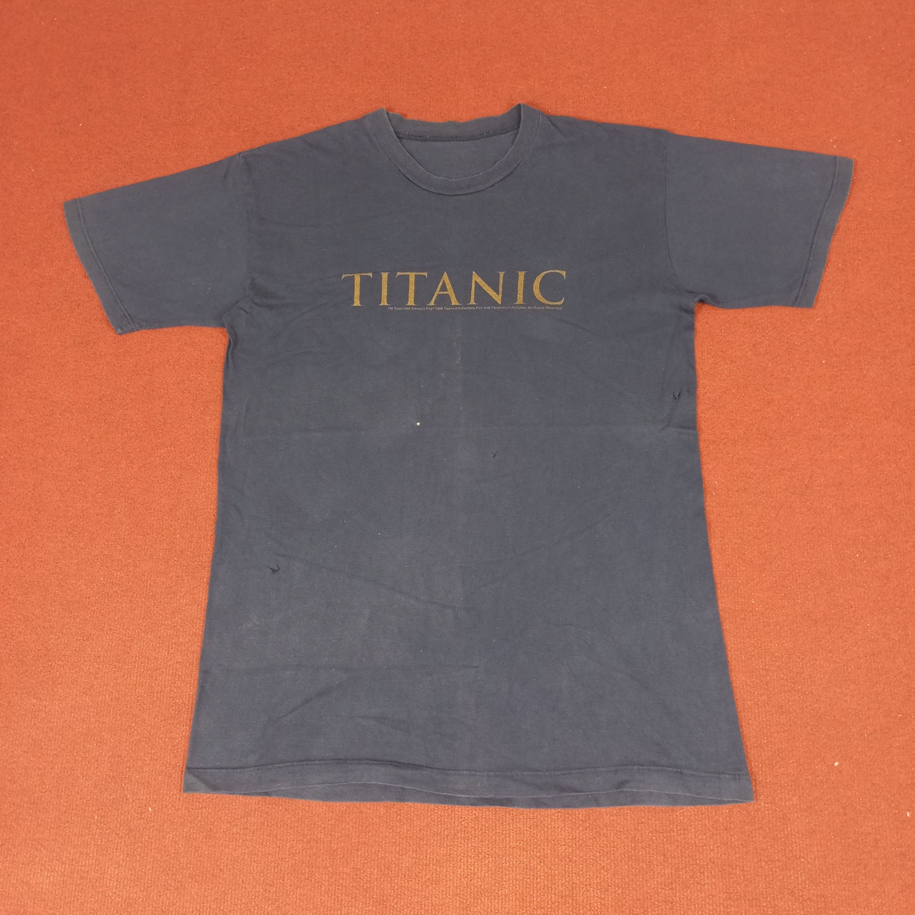 Vintage Titanic Movie Promo Style Distressed Tshirt Size US L / EU 52-54 / 3 - 1 Thumbnail