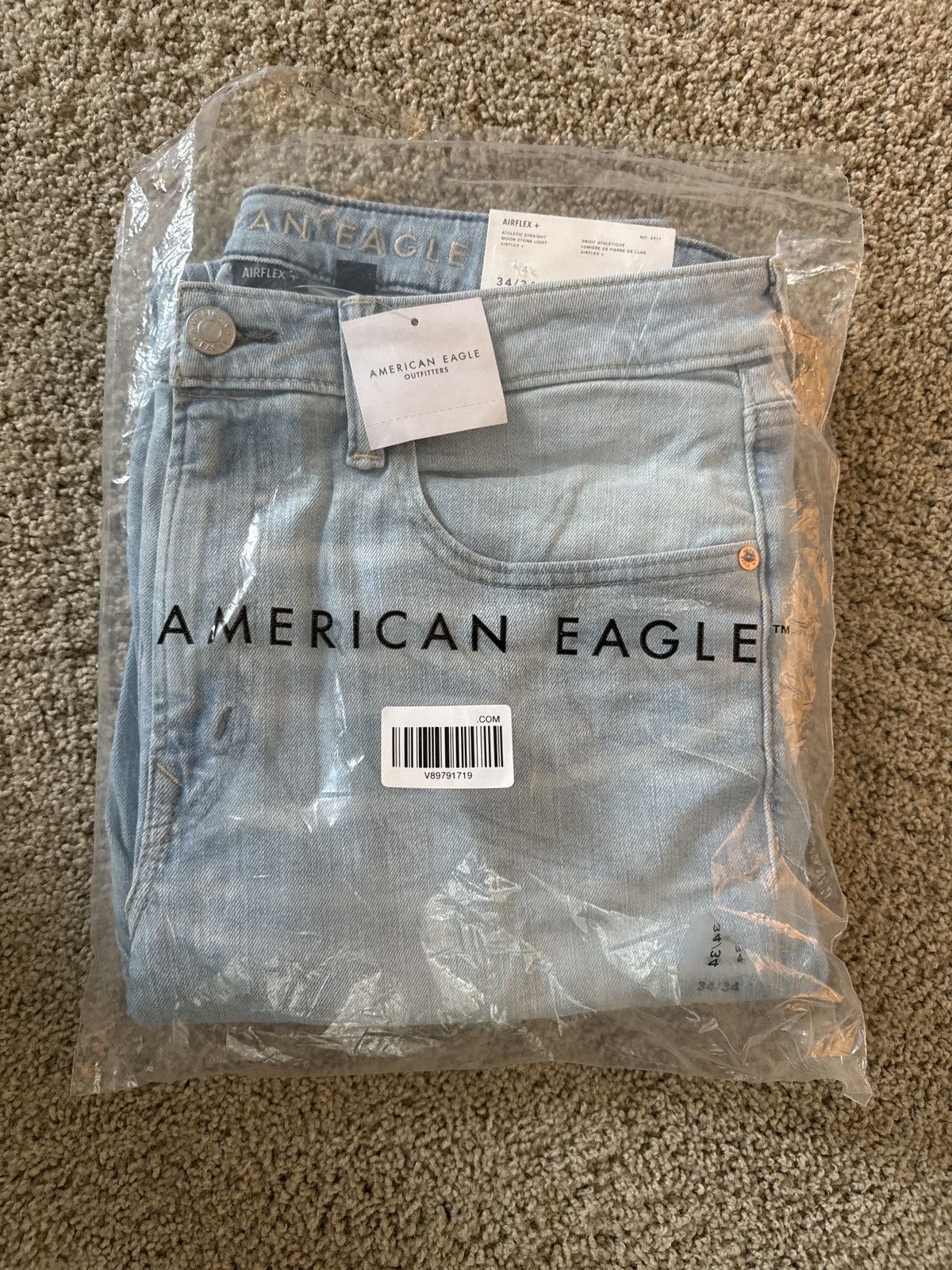 American Eagle Outfitters New American Eagle Athletic Straight 34x34 Size US 34 / EU 50 - 4 Thumbnail