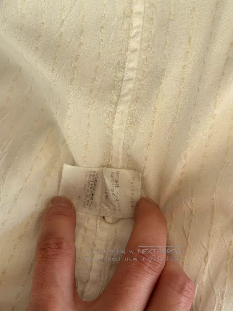Issey Miyake Issey Miyake Hand Stitched Sashiko Pleated Shirt Size M / US 6-8 / IT 42-44 - 6 Thumbnail