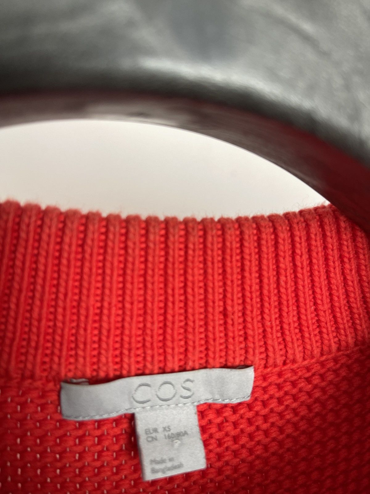 Cos Red sweater Cos jumper sweatshirt XS Size XS / US 0-2 / IT 36-38 - 4 Thumbnail