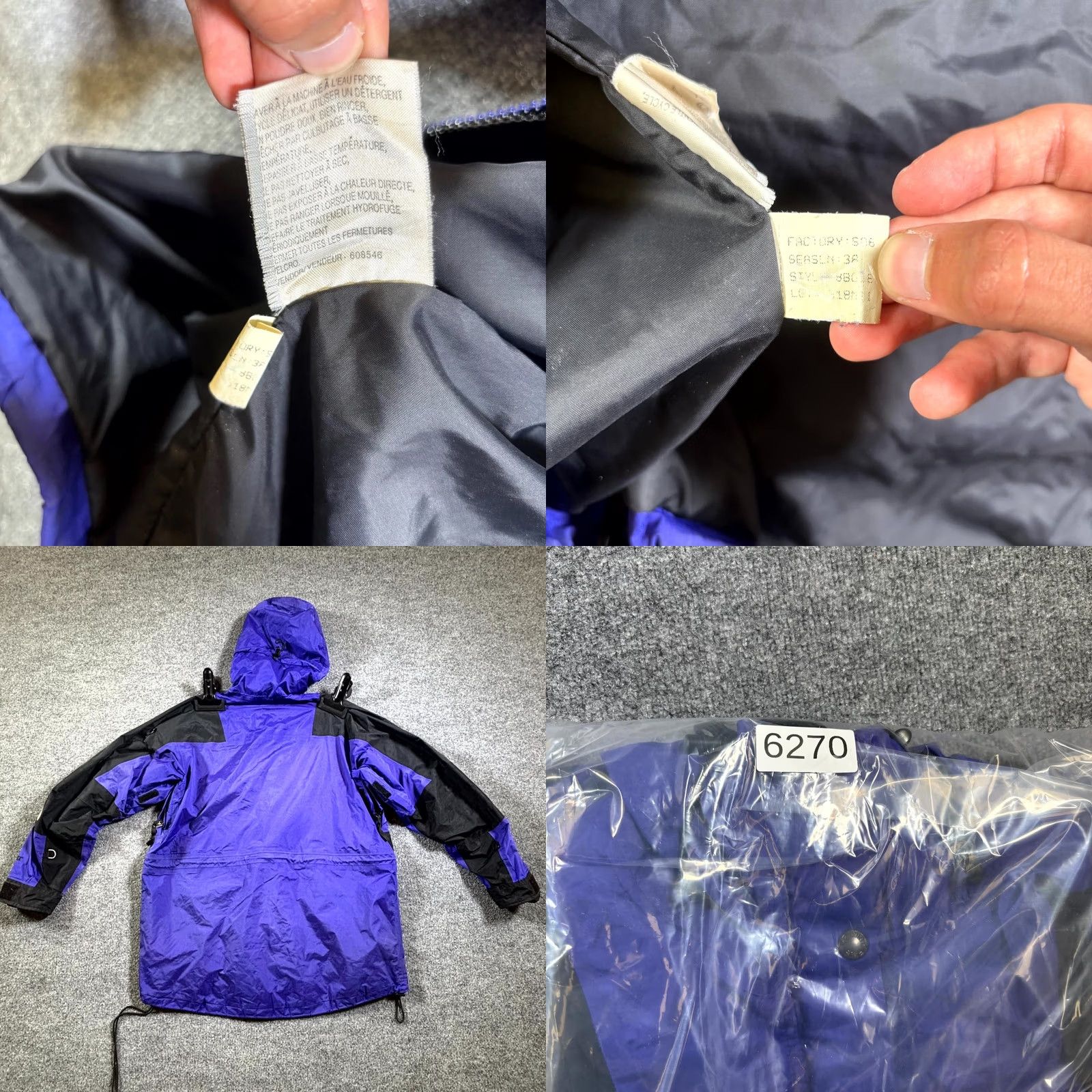 The North Face The North Face Windbreaker Jacket Womens L Blue Polyester Zip-Up Size L / US 10 / IT 46 - 11 Thumbnail