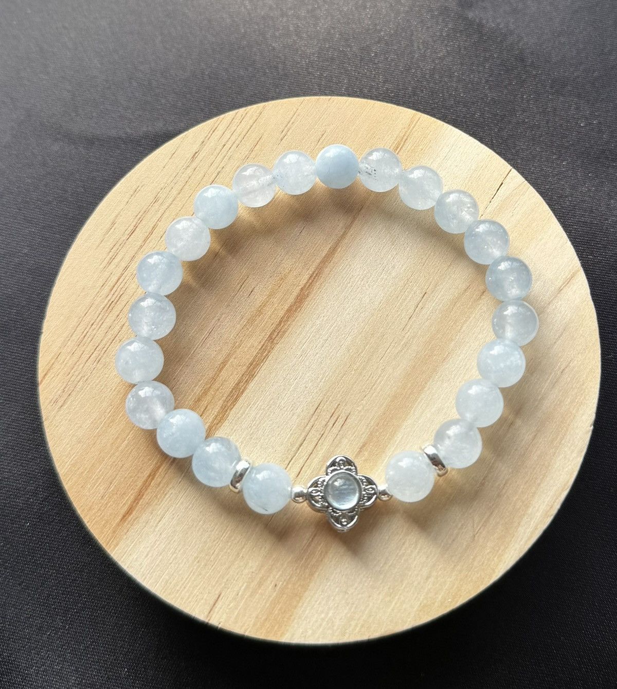 Handmade Aquamarine Bracelet Size ONE SIZE - 3 Thumbnail