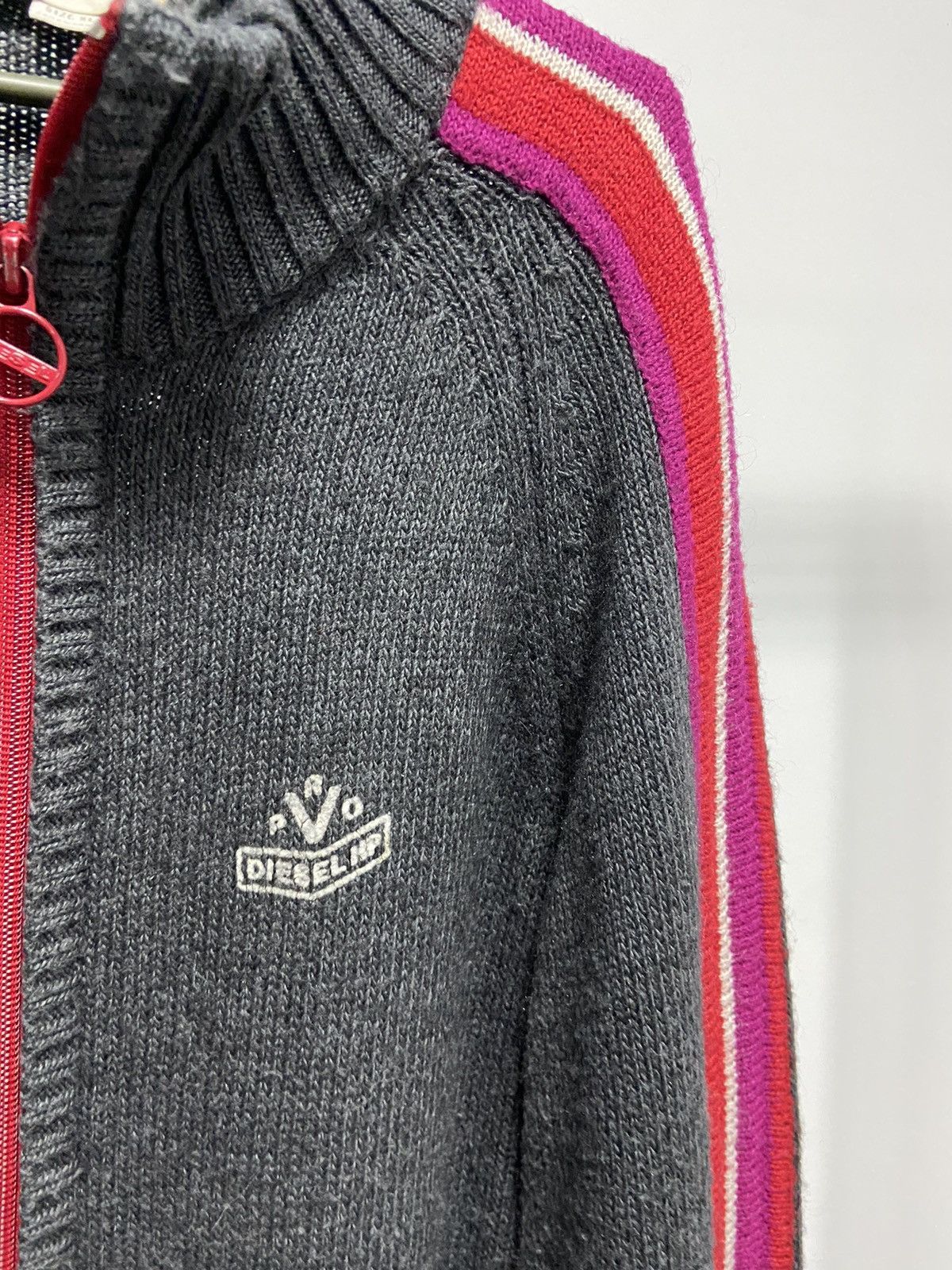 Diesel × Vintage Diesel sweater Knitted vintage logo wool 90s Size US XL / EU 56 / 4 - 3 Thumbnail