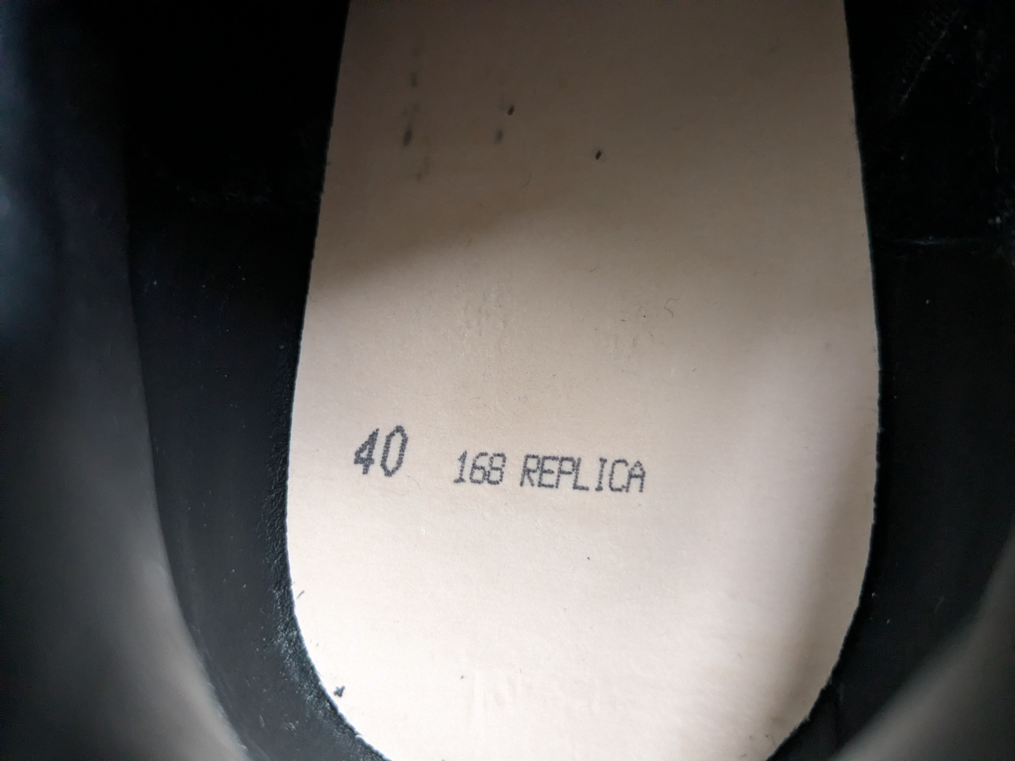 Maison Margiela Maison Margiela Replica GAT Black 7 40 Paint Splatter White Size US 7 / EU 40 - 10 Thumbnail