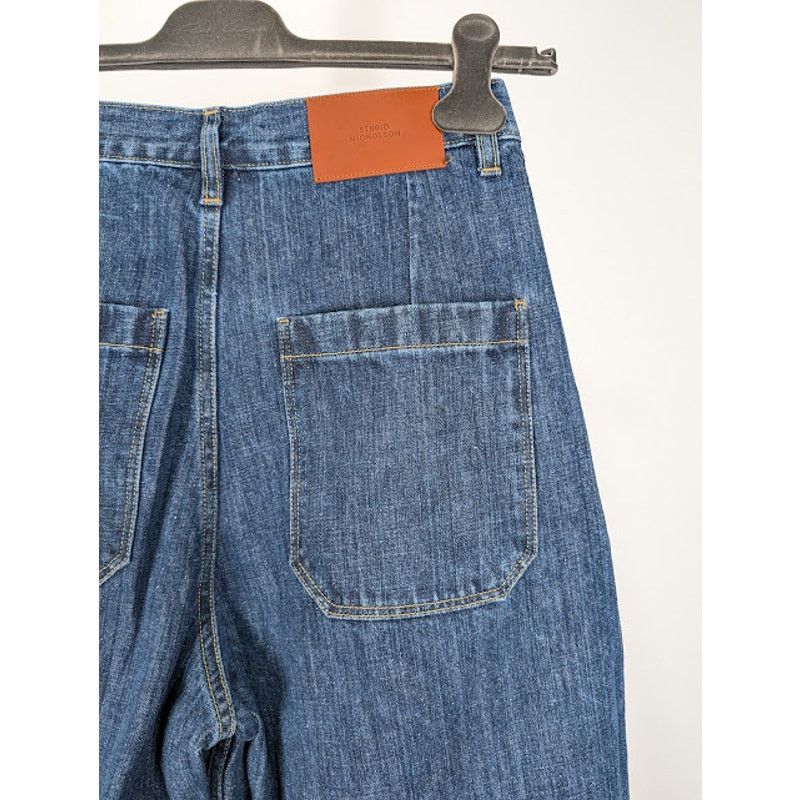 Studio Nicholson o1rshd1 Washed Denim in Indigo Size US 30 / EU 46 - 15 Thumbnail